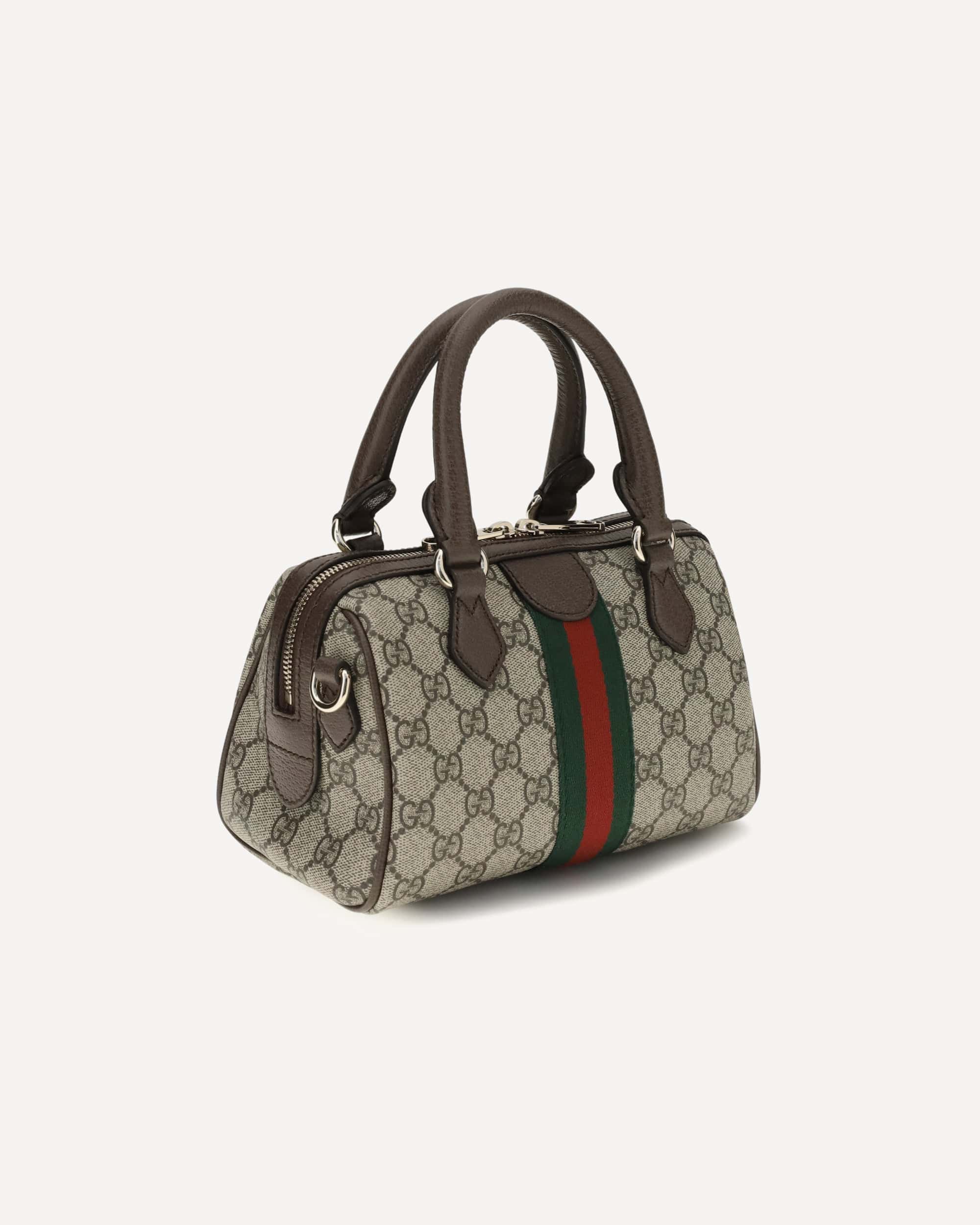 Gucci Ophidia Handbag Gg Supreme Canvas