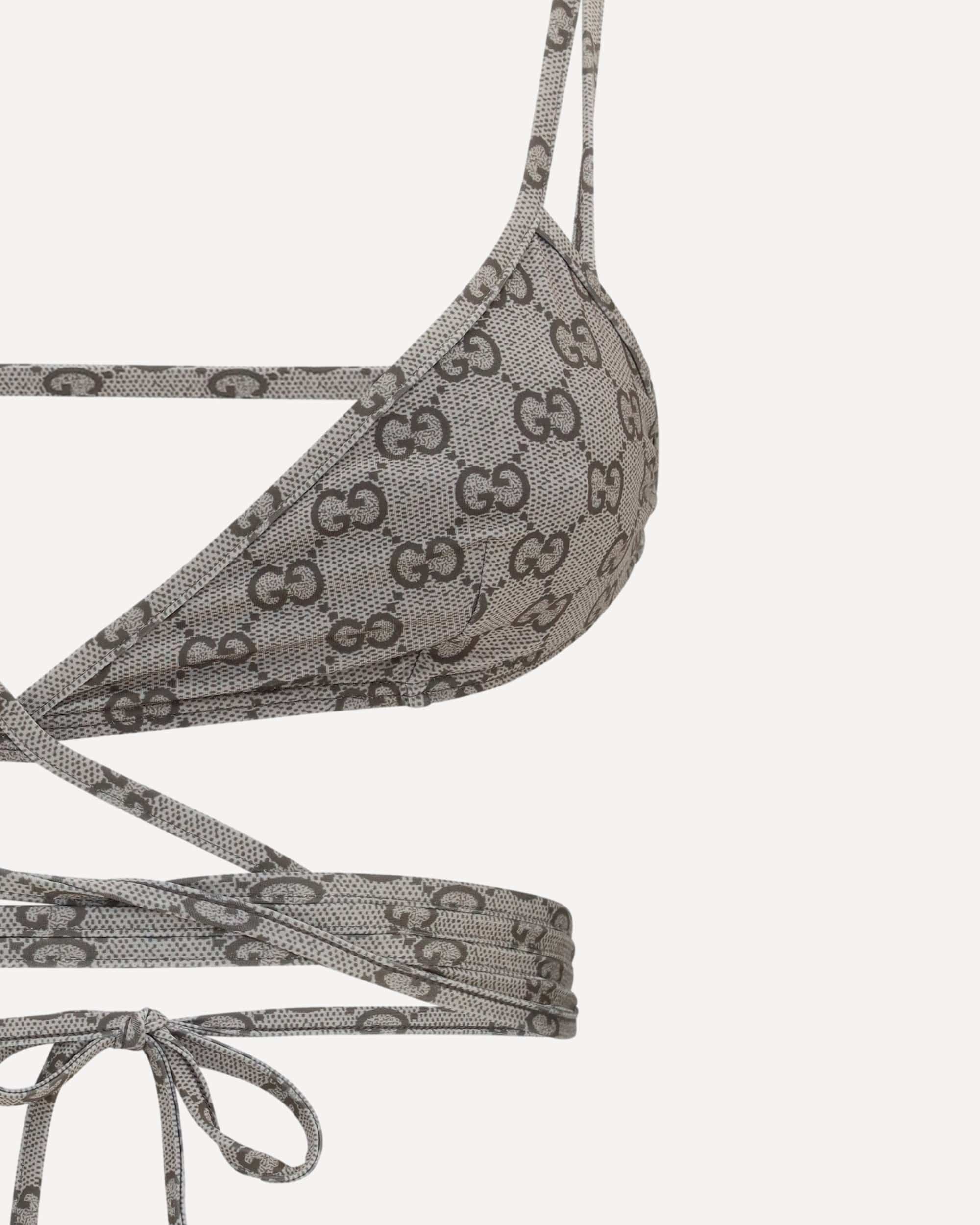 Gucci Printed Stretch Jersey Bikini | Sendegaro