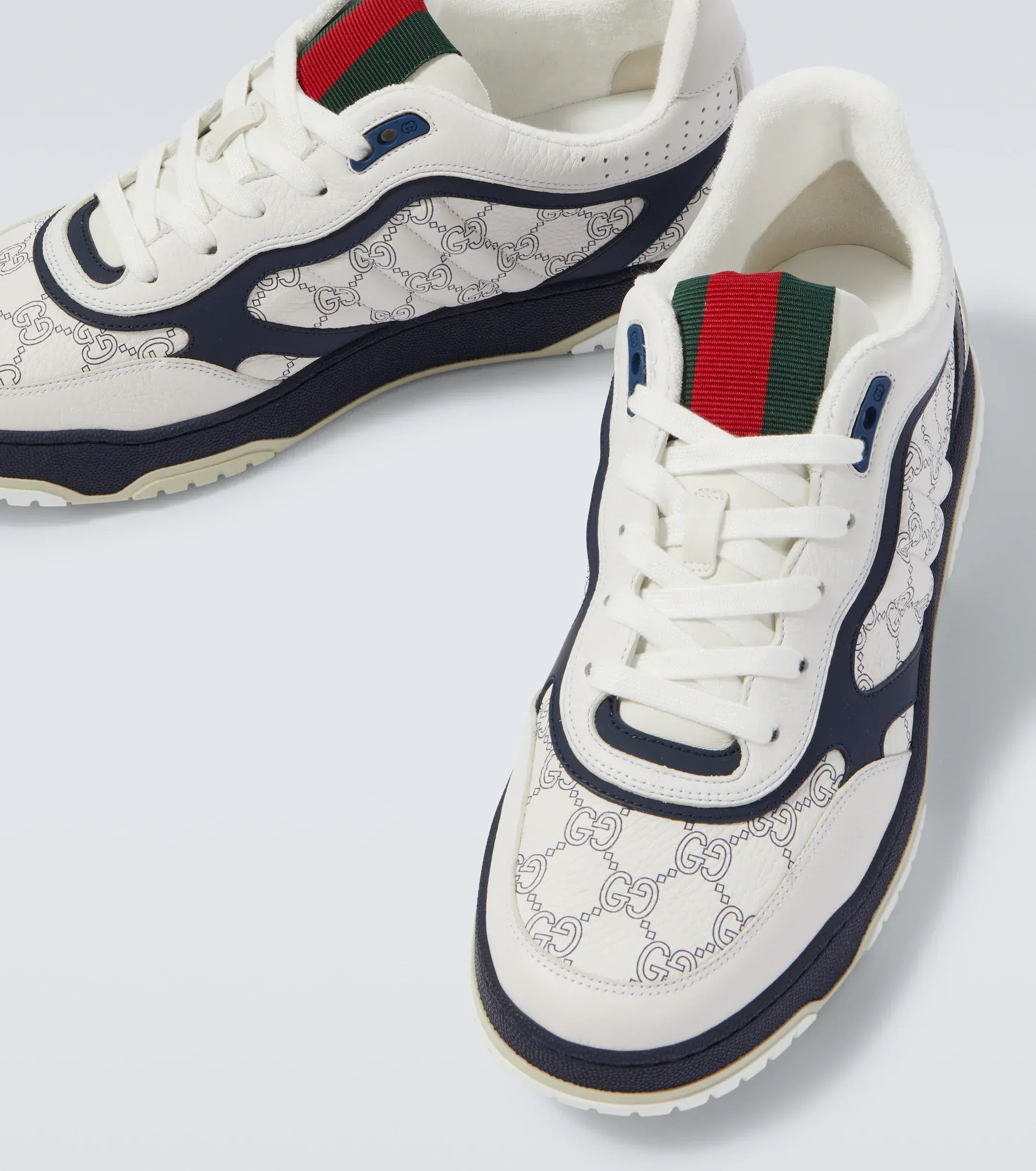 Gucci Re-Web Leather Sneakers