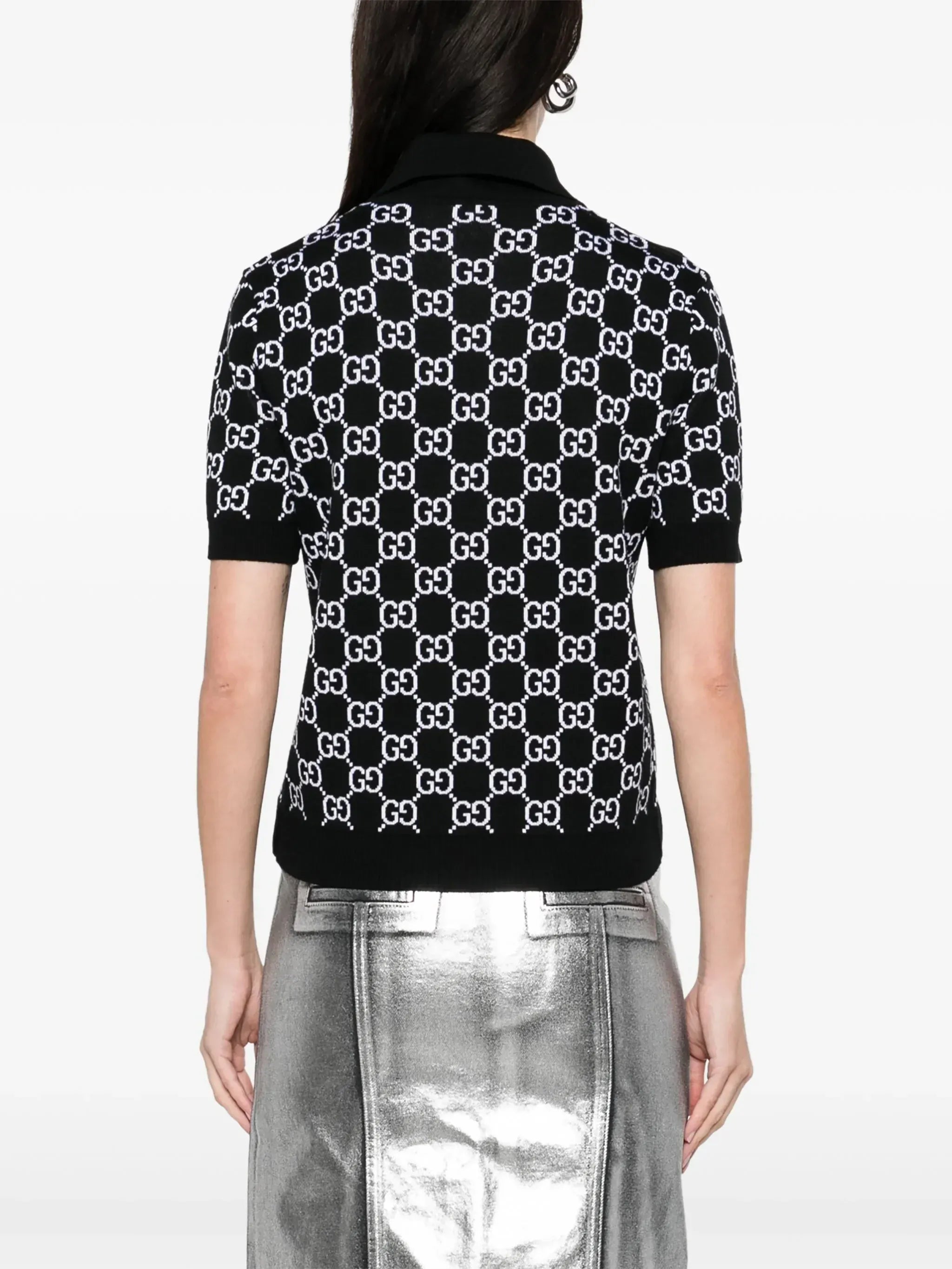 Gucci Reversible GG-Jacquard Polo Top
