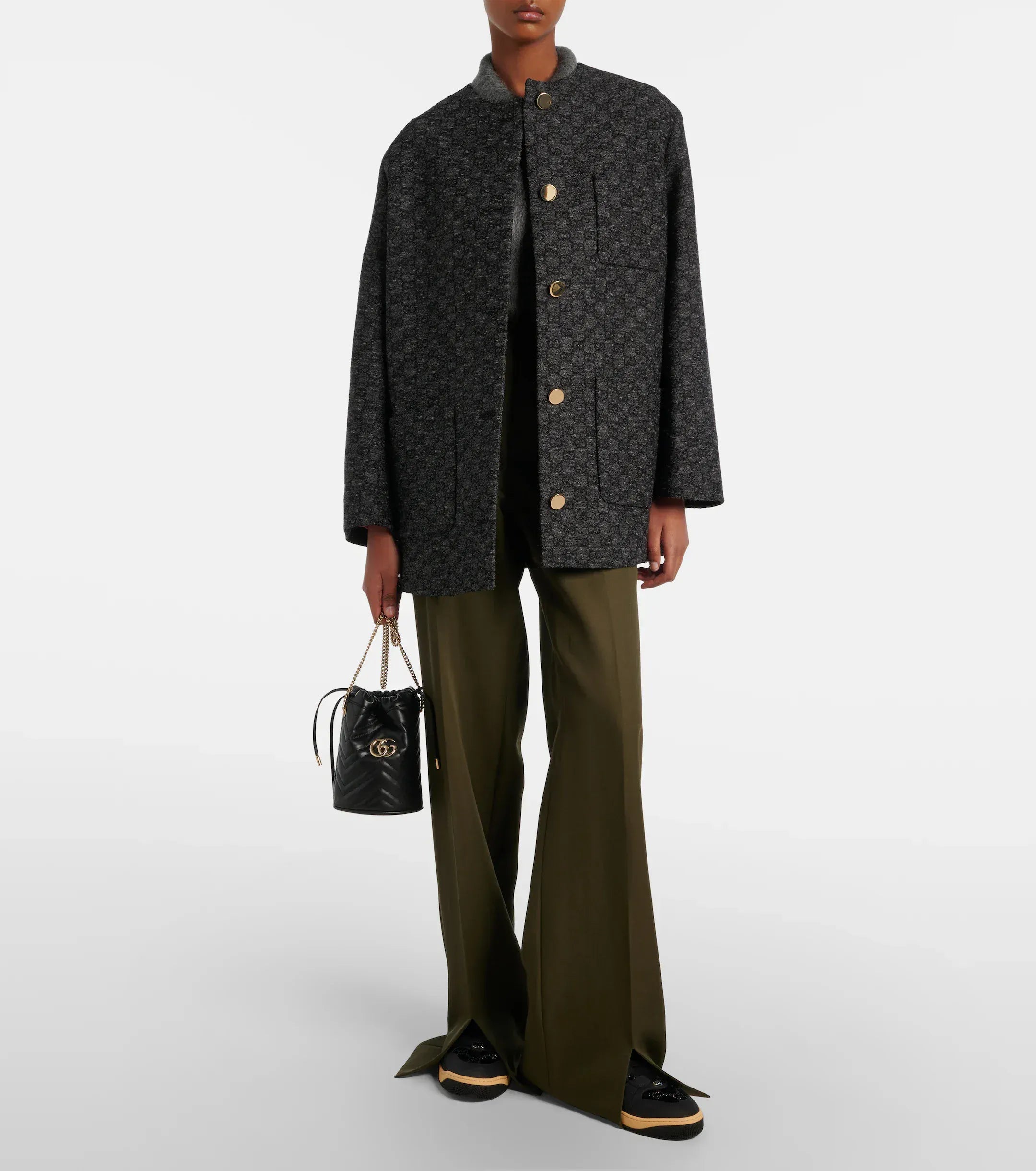 Gucci Screener Leather Sneakers