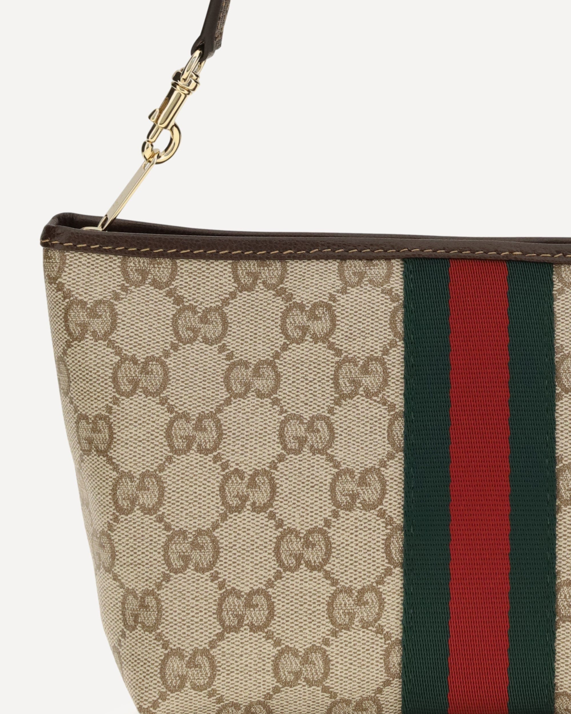 Gucci Gucci Small Pouch With Strap And Web