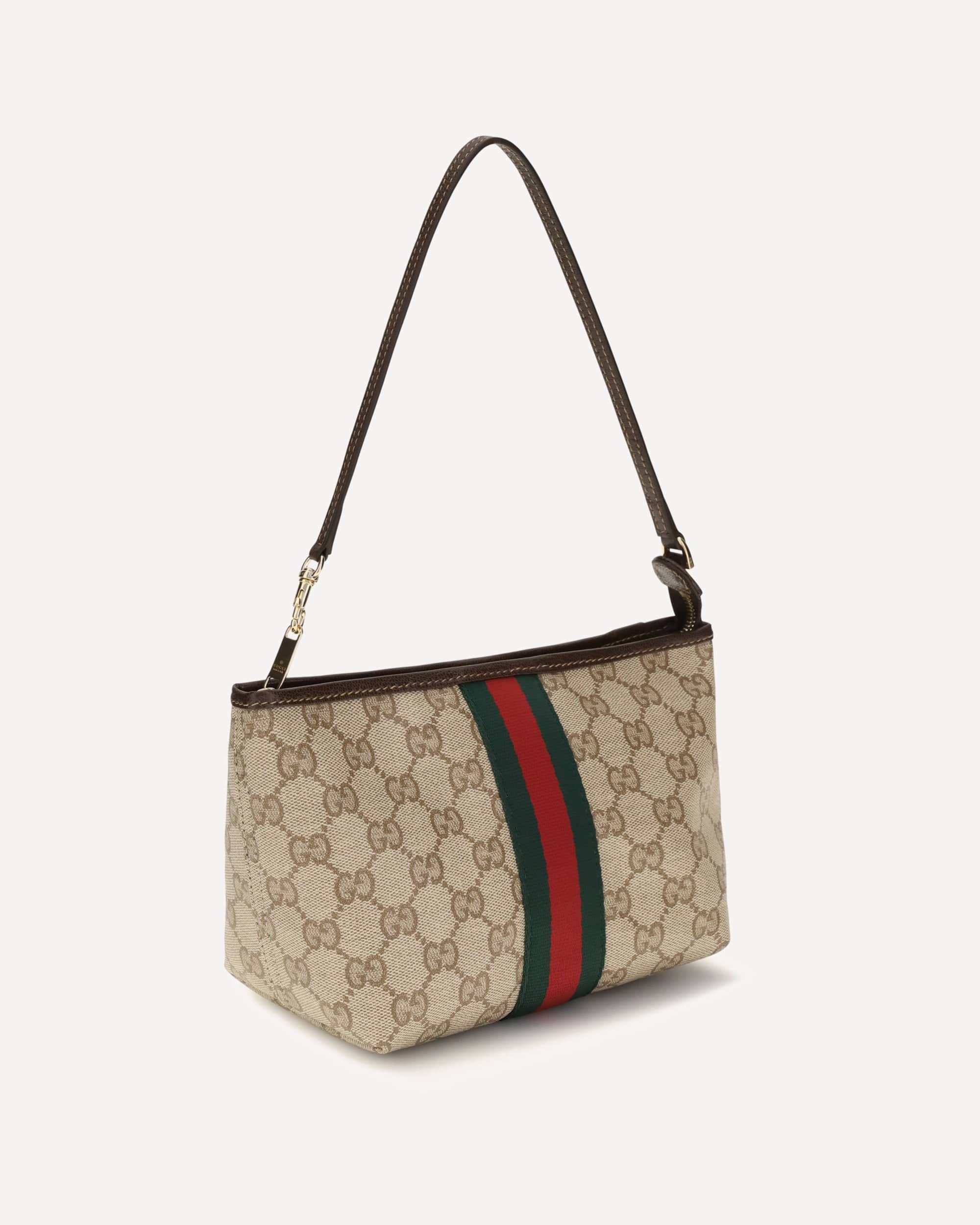 Gucci Gucci Small Pouch With Strap And Web