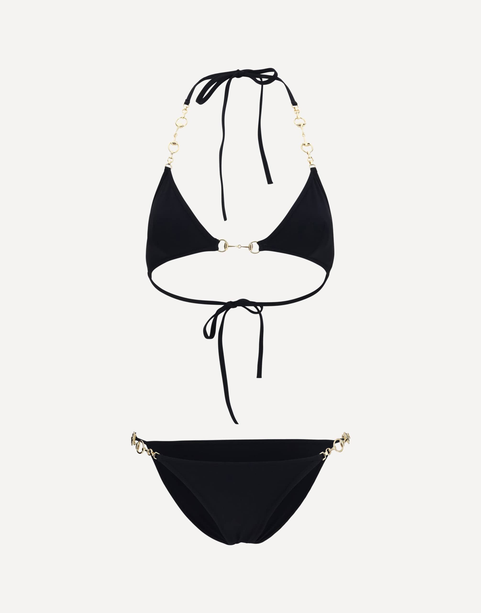 Gucci Gucci Stretch Jersey Bikini With Horsebit