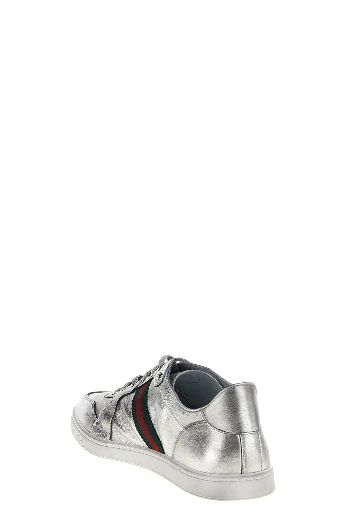 Gucci Stretch Metallic Leather Sneakers
