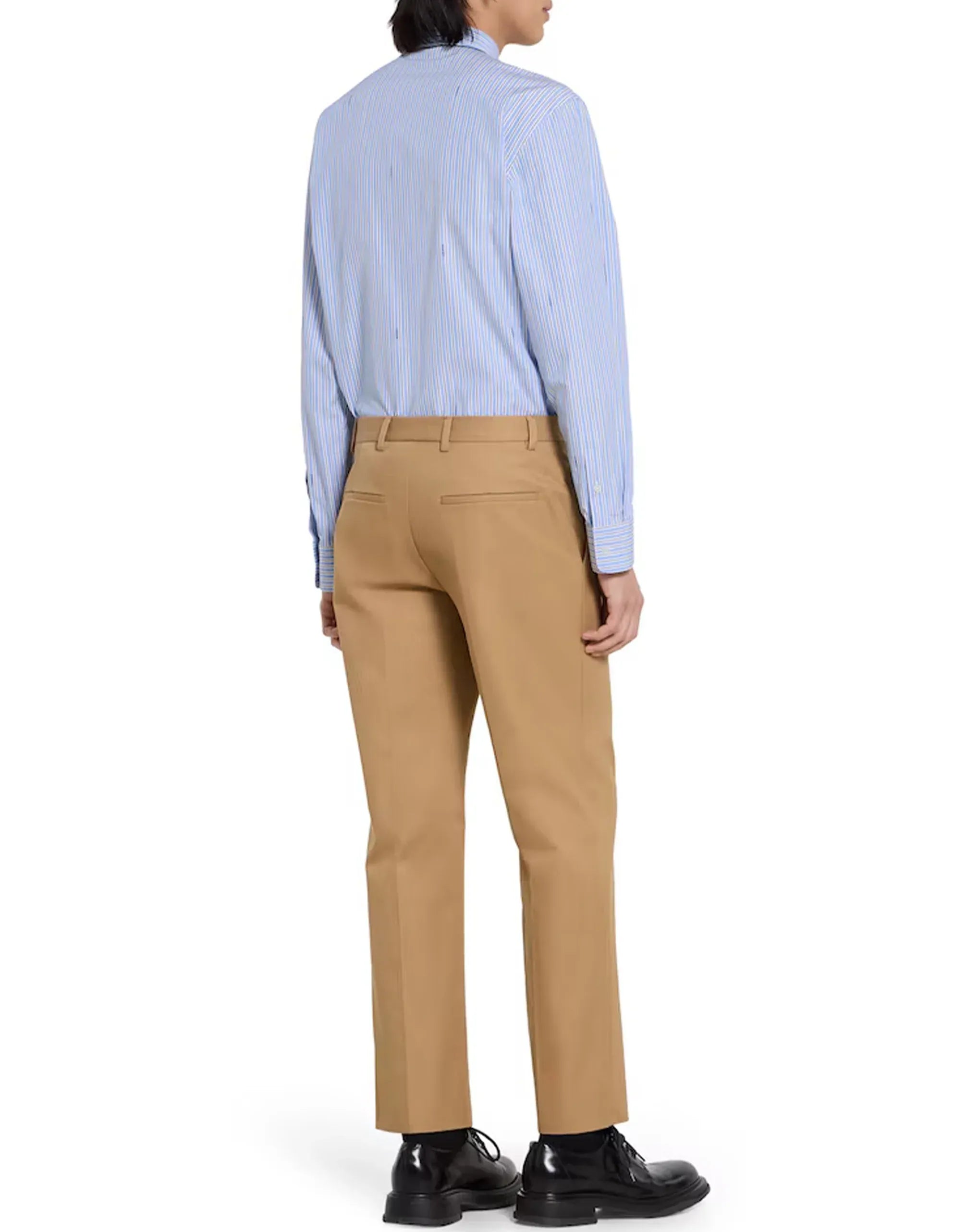 Gucci Camisa Listrada de Popeline de Algodão