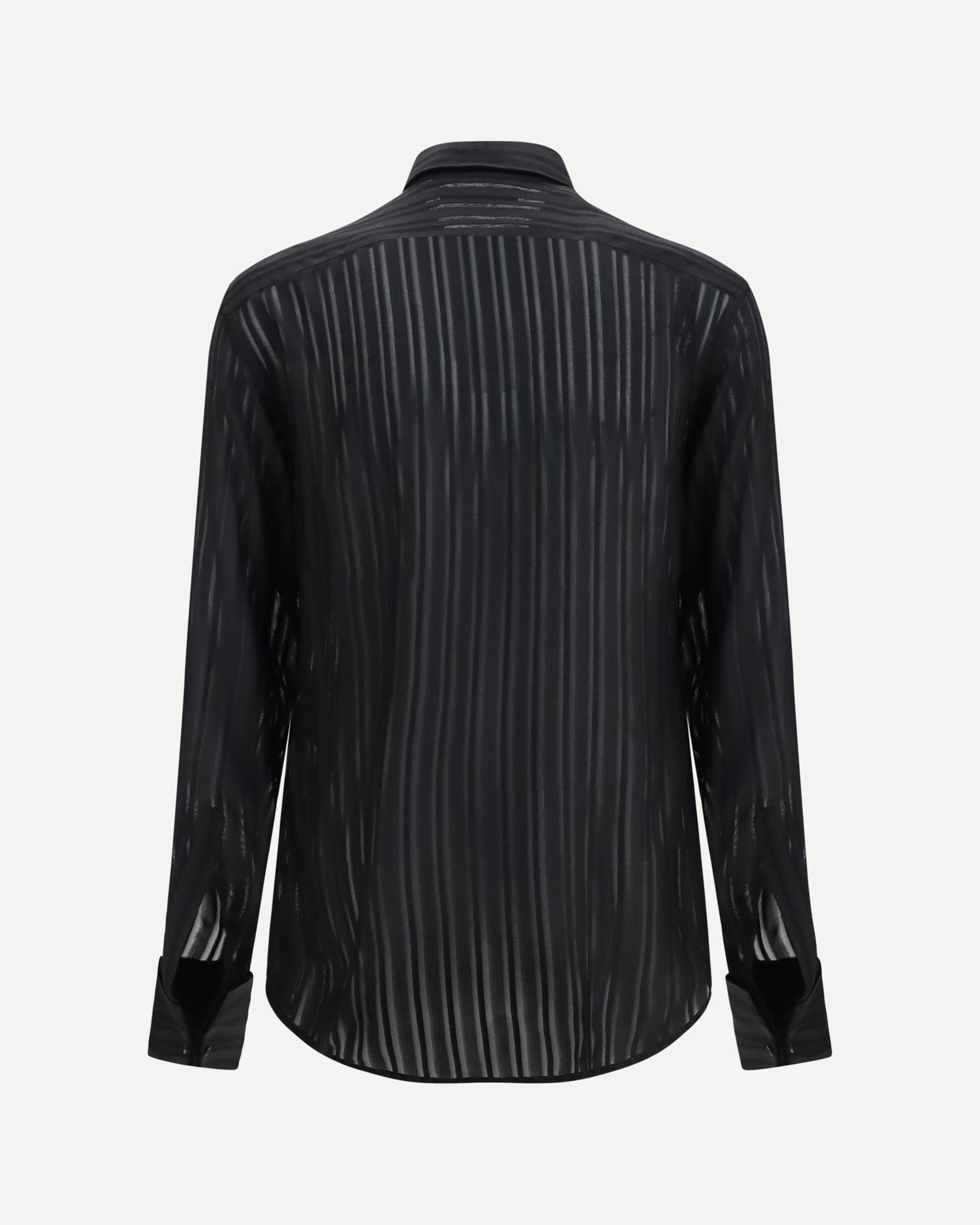 Gucci Gucci Striped Silk Gauze Shirt