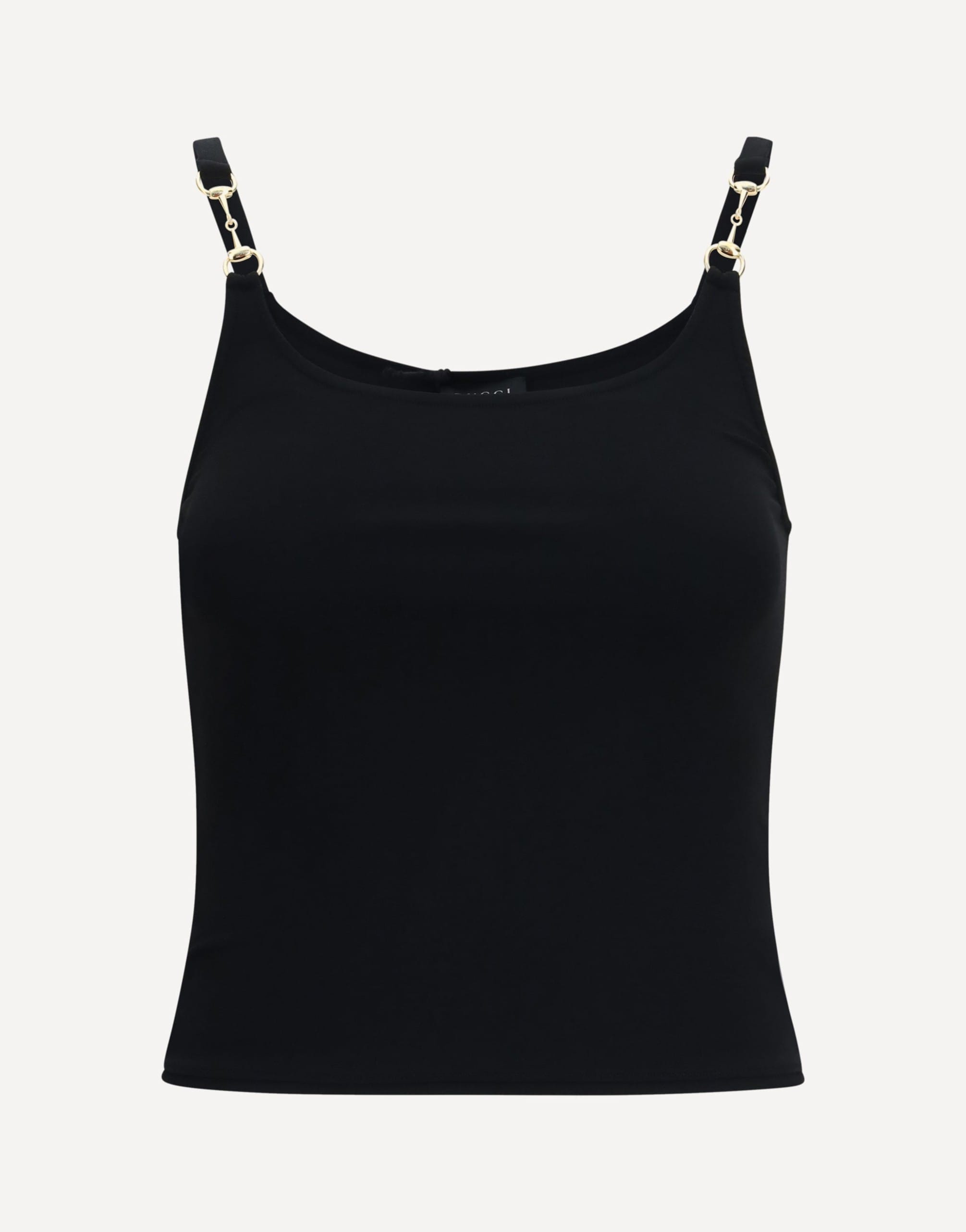 Gucci Gucci Viscose Crêpe Jersey Top With Horsebit