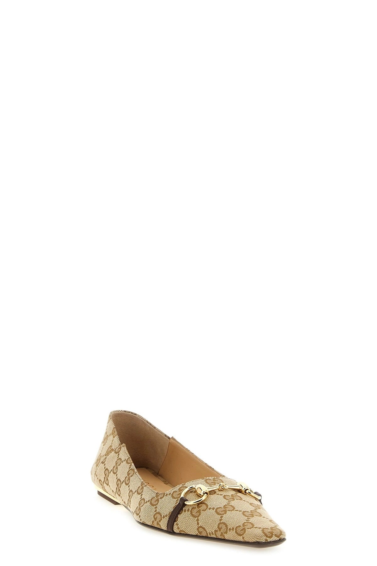 Gucci Vittoria GG Fabric Ballet Flats