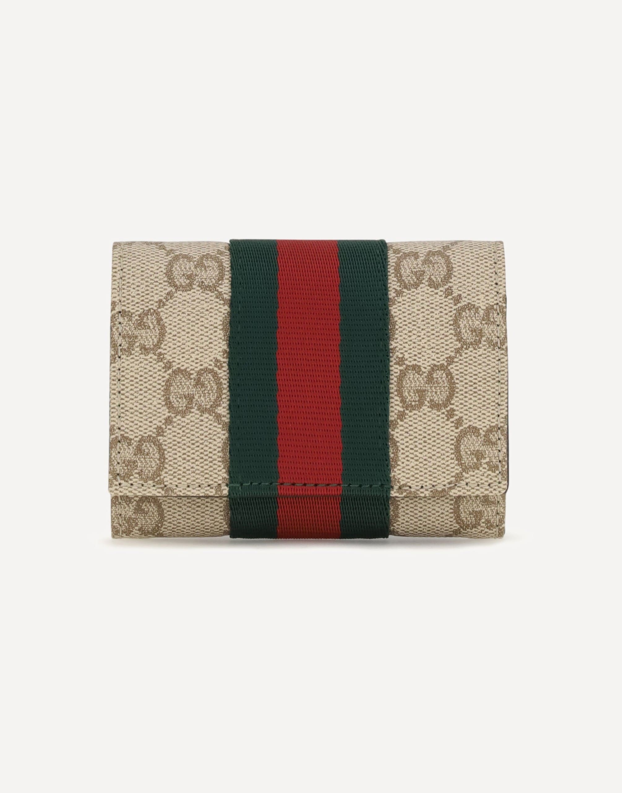 Gucci Gucci Web Bi-Fold Card Holder