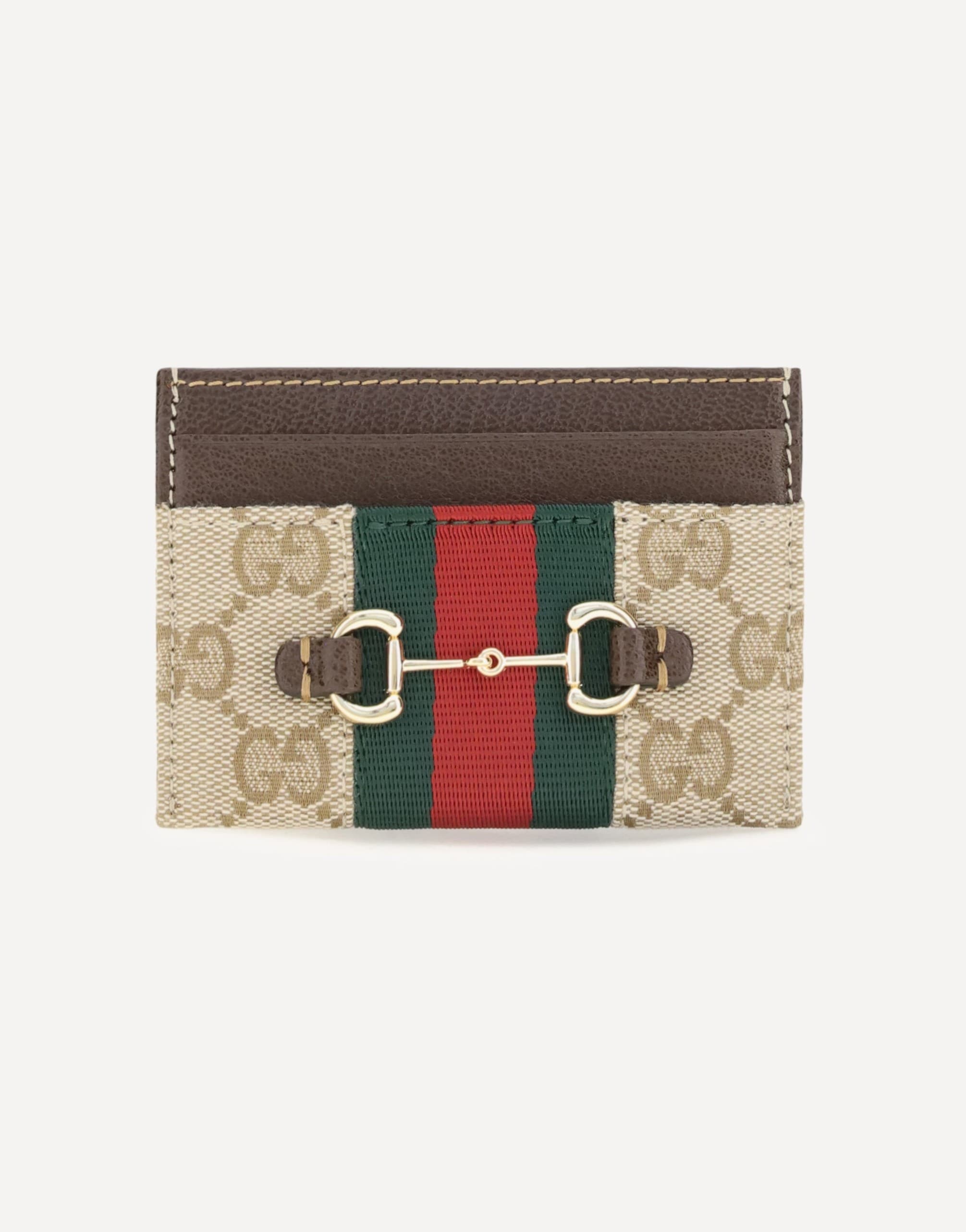 Gucci Gucci Web Horsebit Card Holder