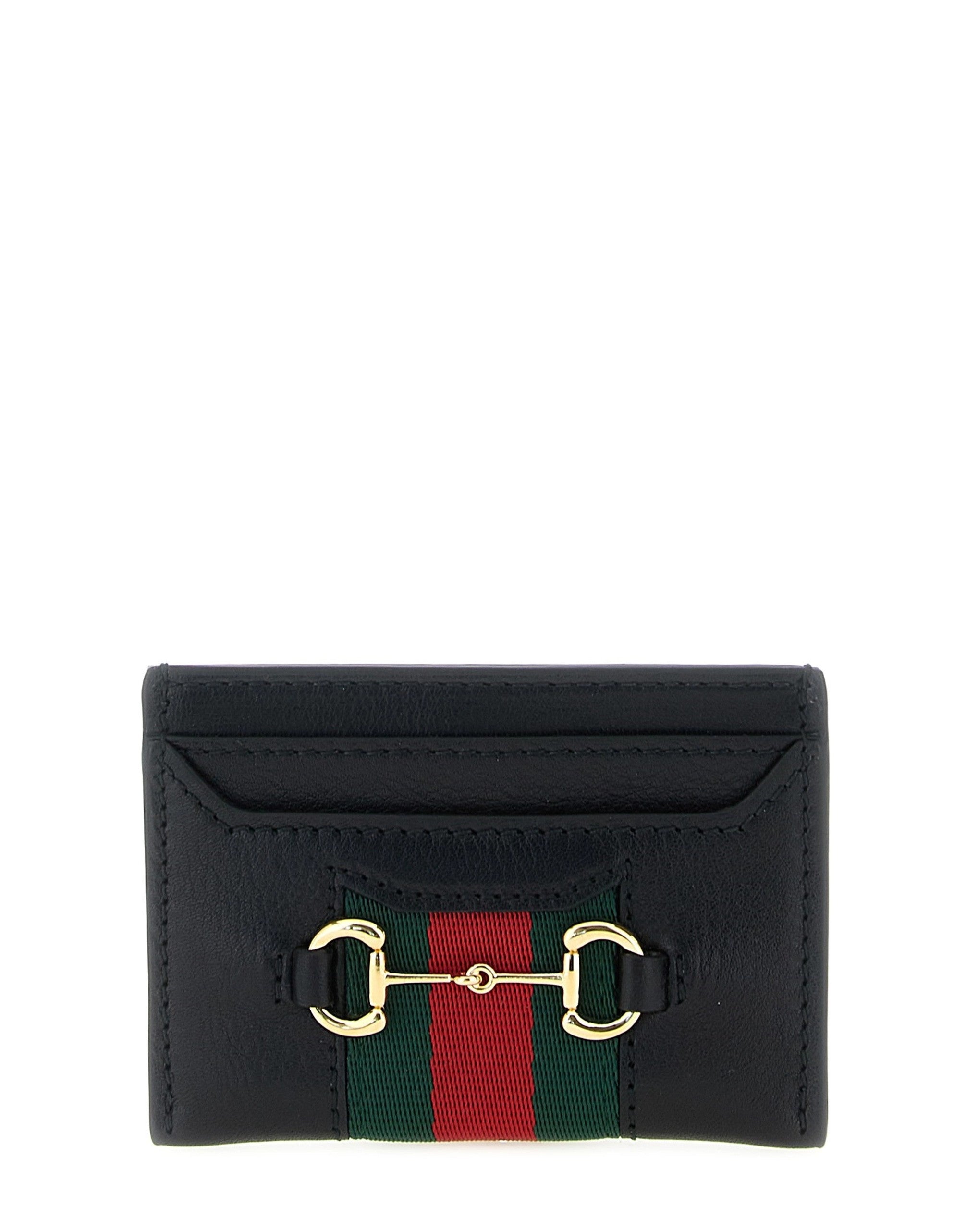 Gucci Web Horsebit Card Holder