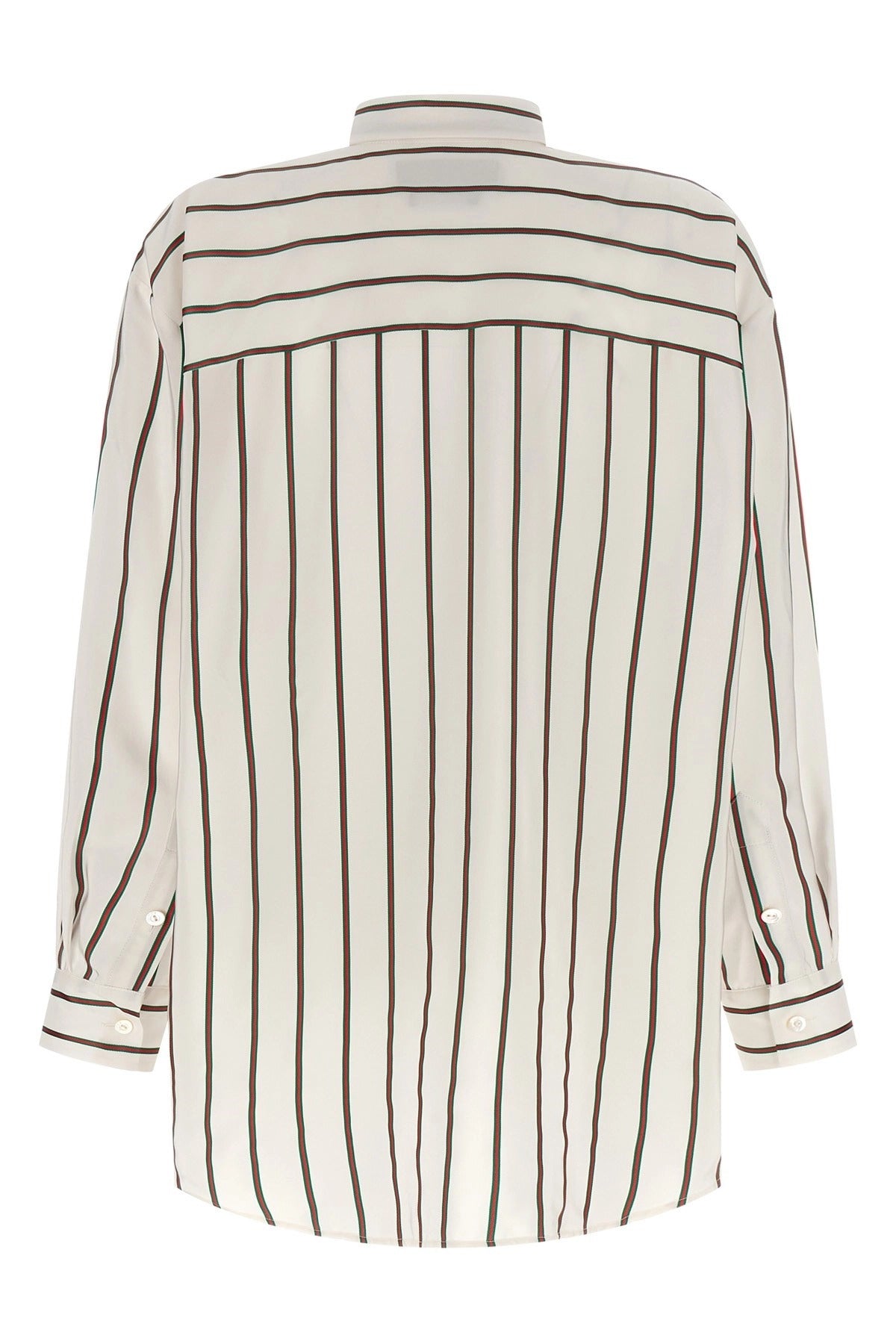 Gucci Web Jacquard Silk Shirt