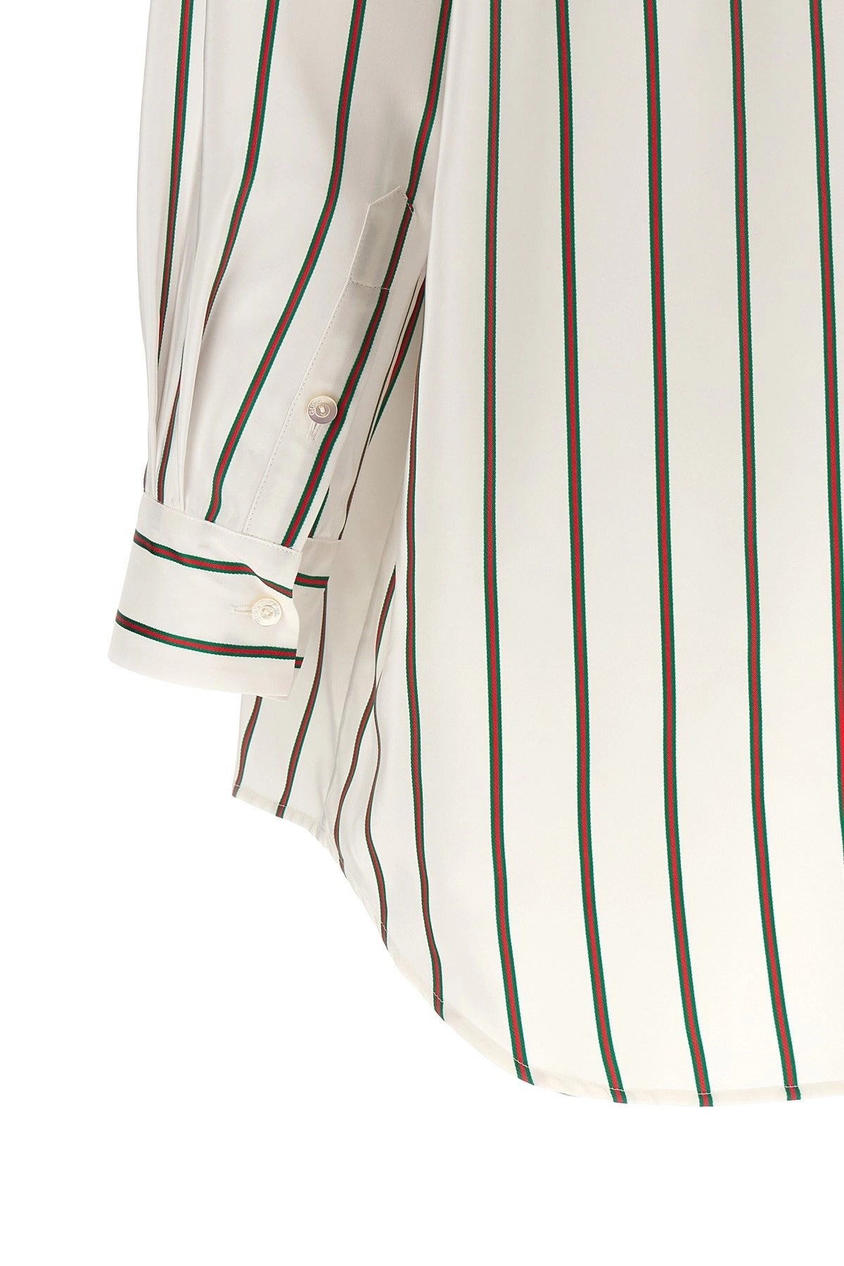 Gucci Web Jacquard Silk Shirt