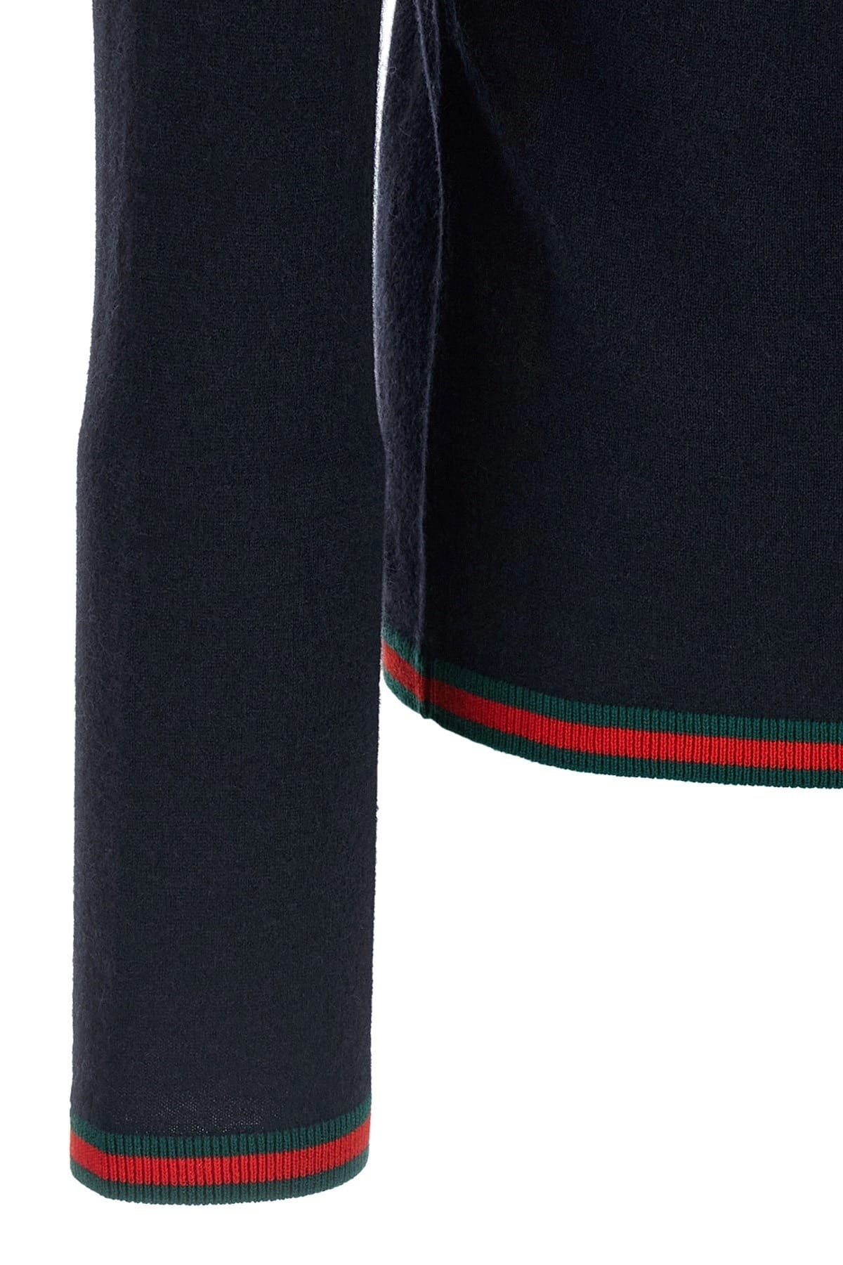 Gucci Gucci Web Ribbon Cashmere Sweater