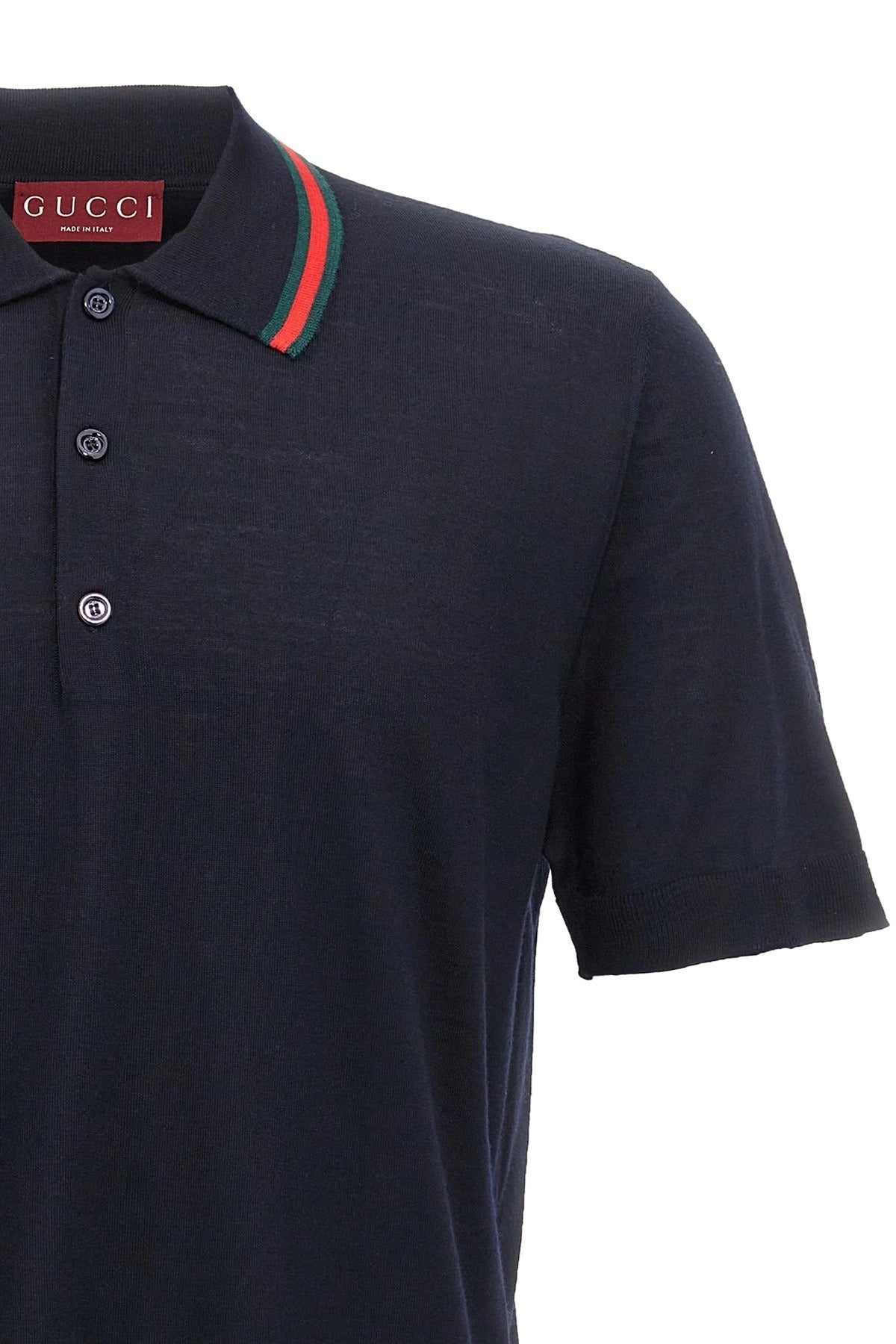 Gucci Web Ribbon Polo Shirt