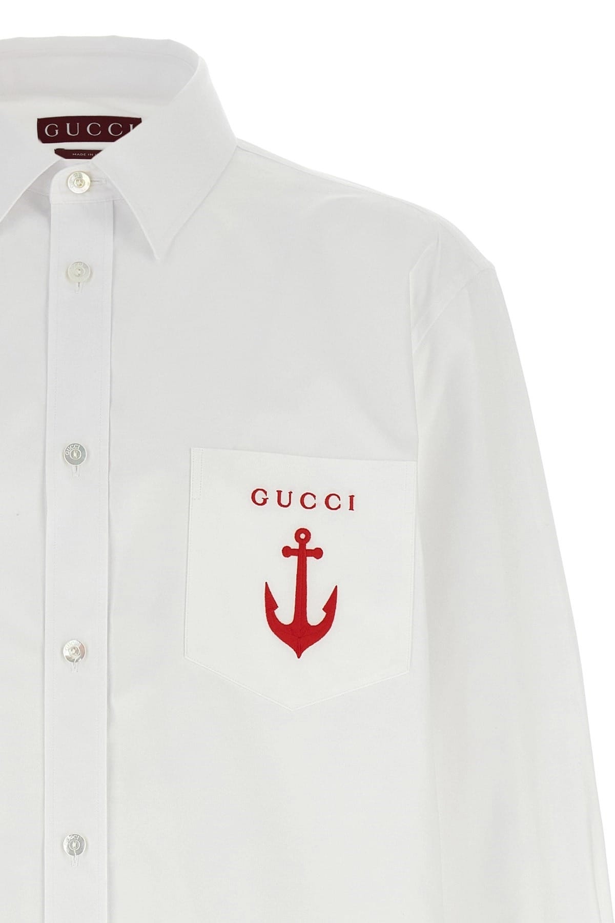Gucci Gucci White Poplin Shirt
