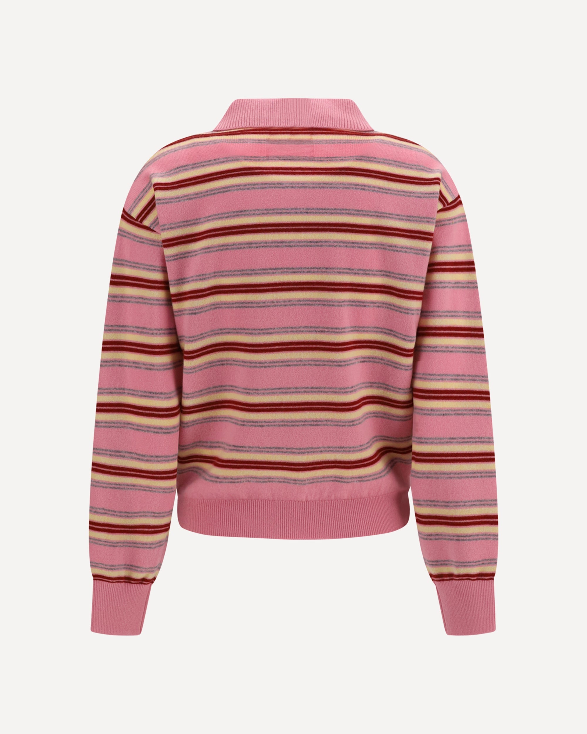 Guest in Residence College Striped Polo Sweater - alternate view