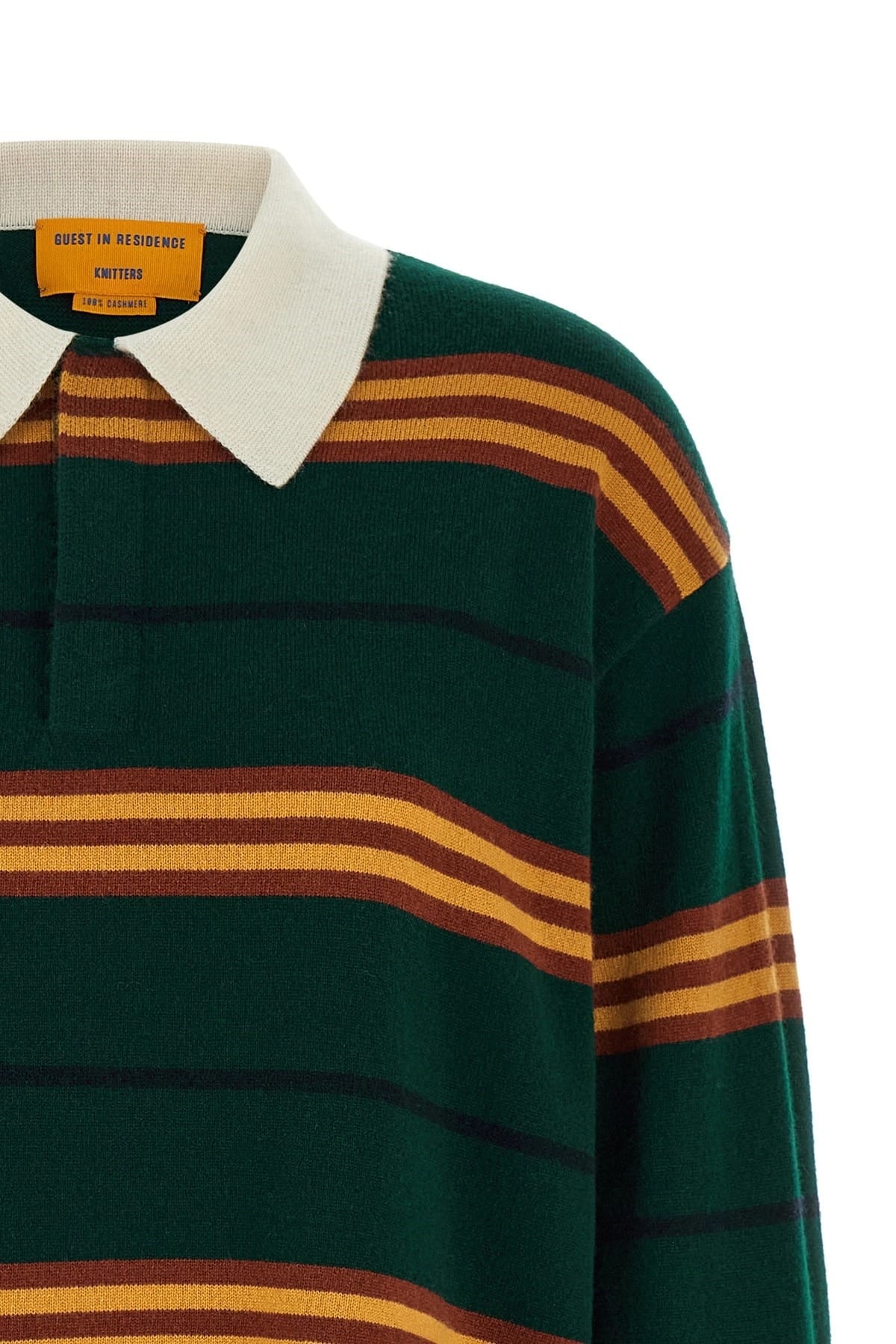 Guest in Residence Guest in Residence Striped Rugby Polo Shirt
