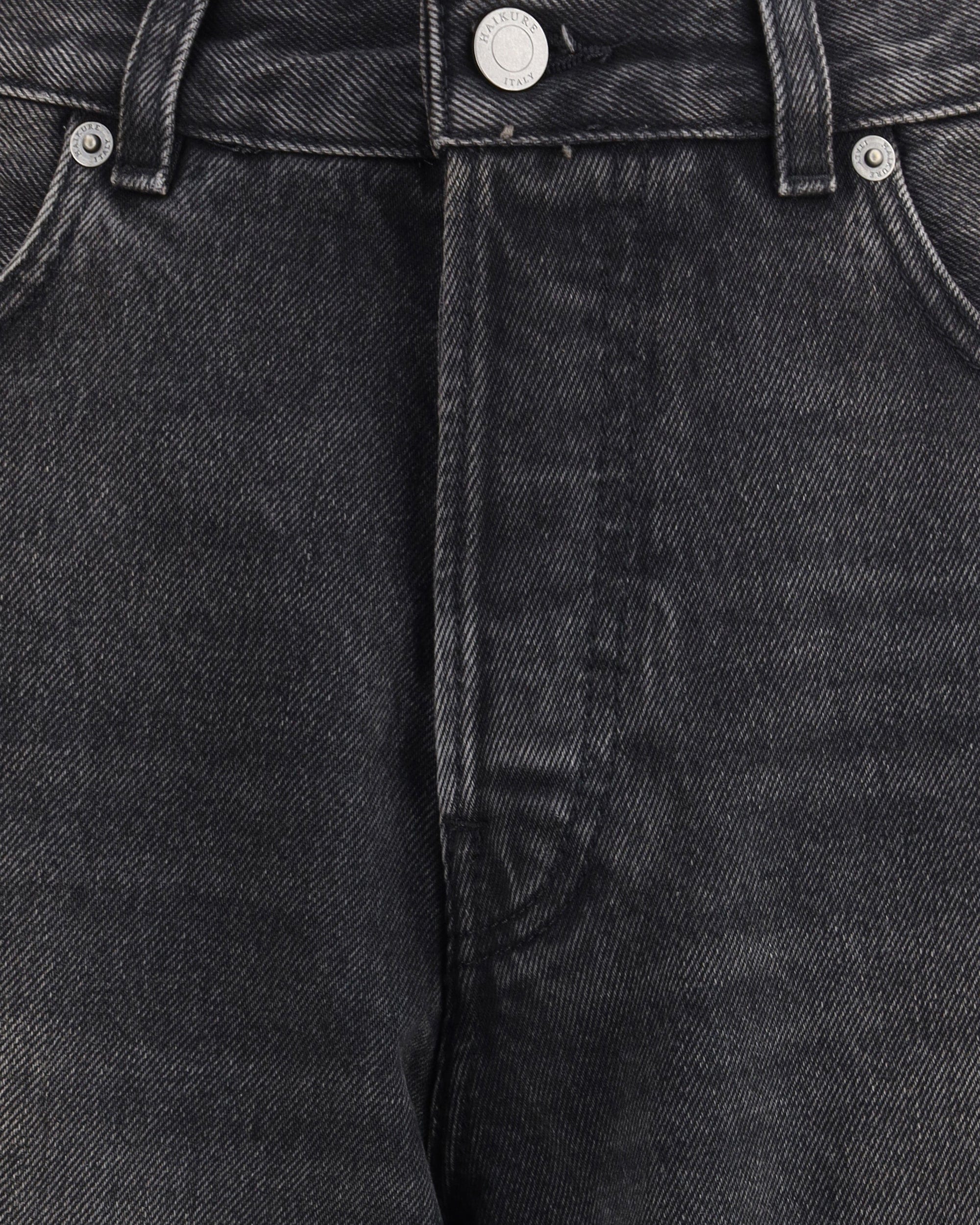 Haikure Baggy Jeans With Leather Patch