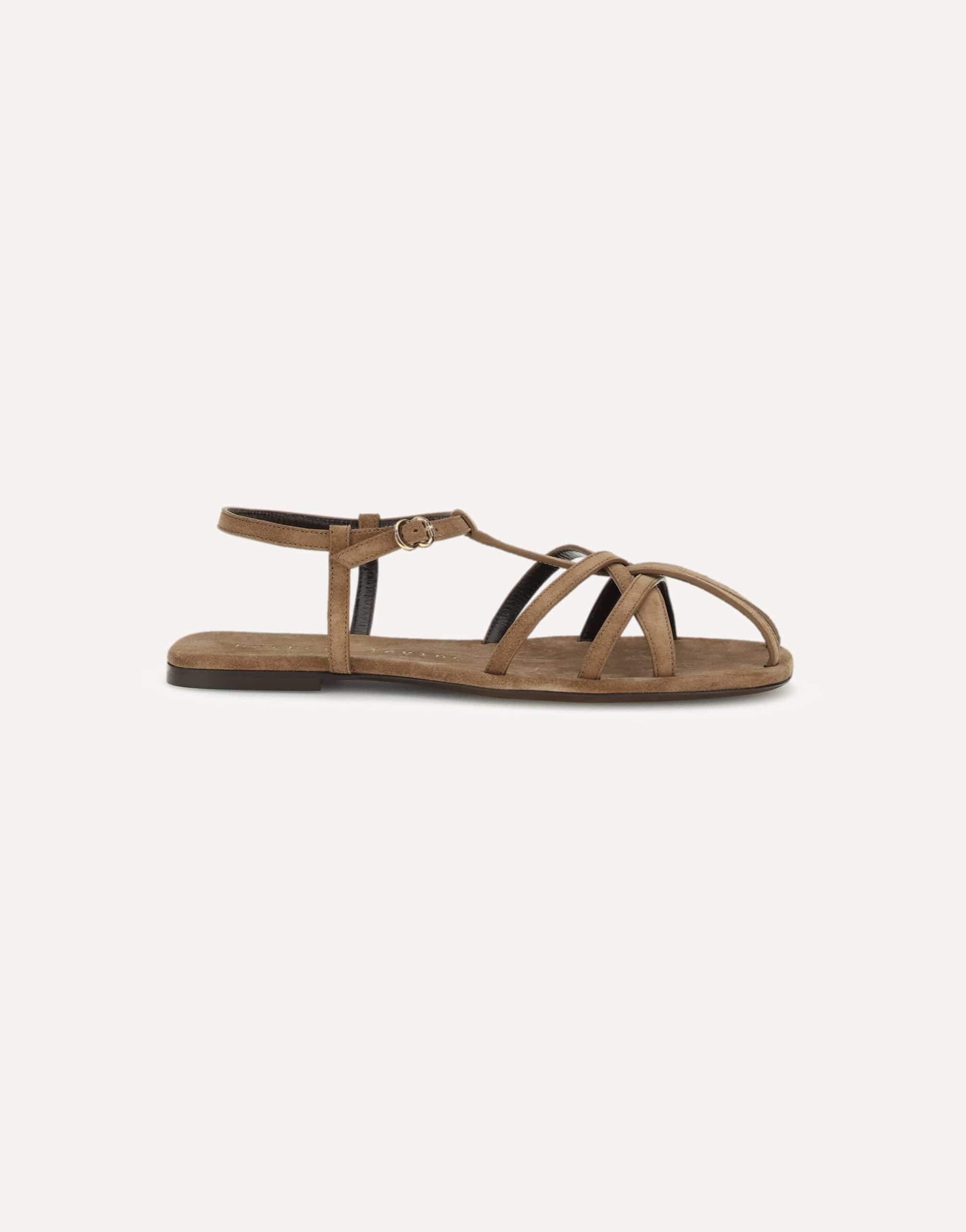 Herbert Levine Cage Suede Sandals