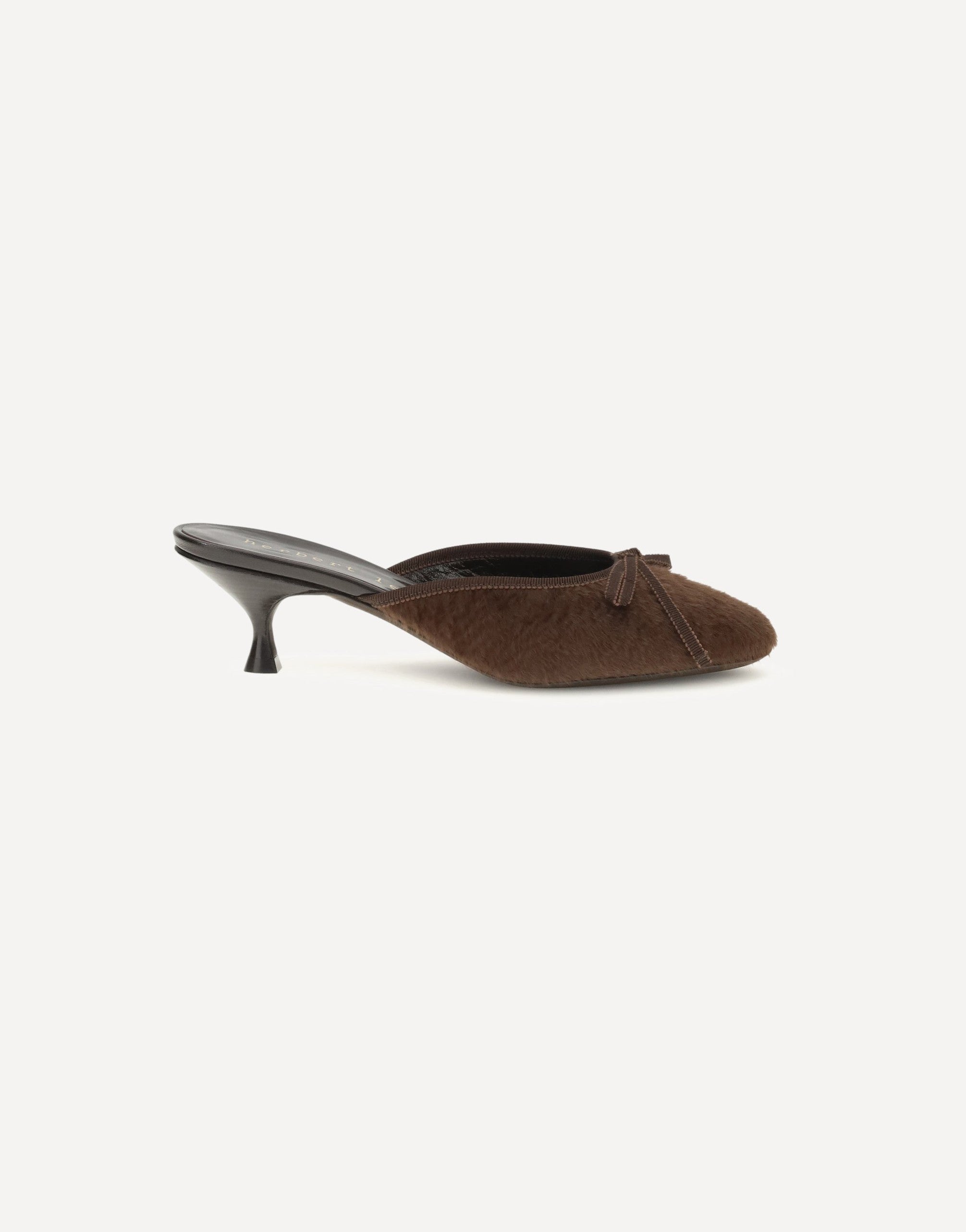 Herbert Levine Fur Sandals