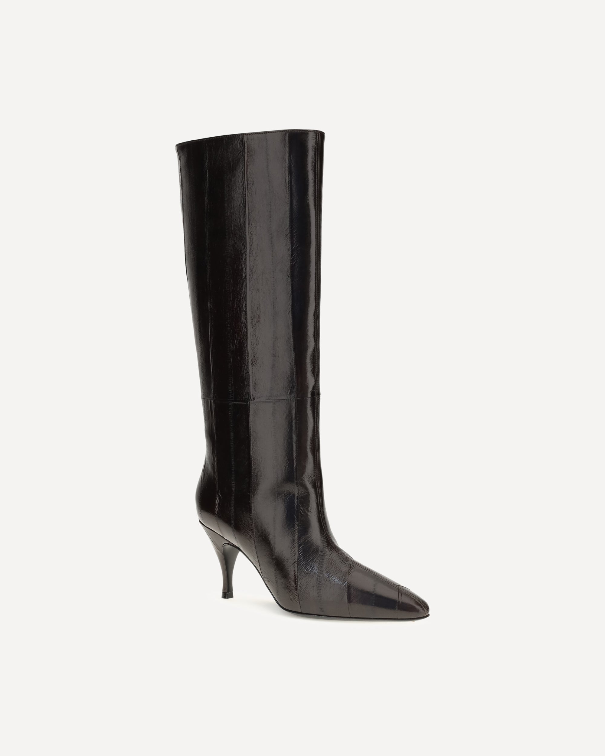 Herbert Levine Tall Leather Boots - alternate view
