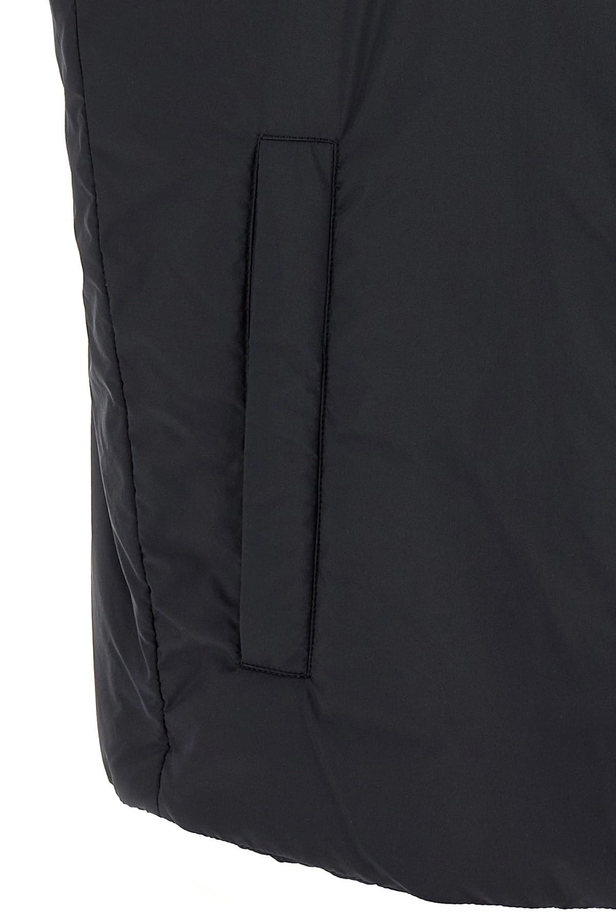Herno Herno Black Padded High Neck Vest