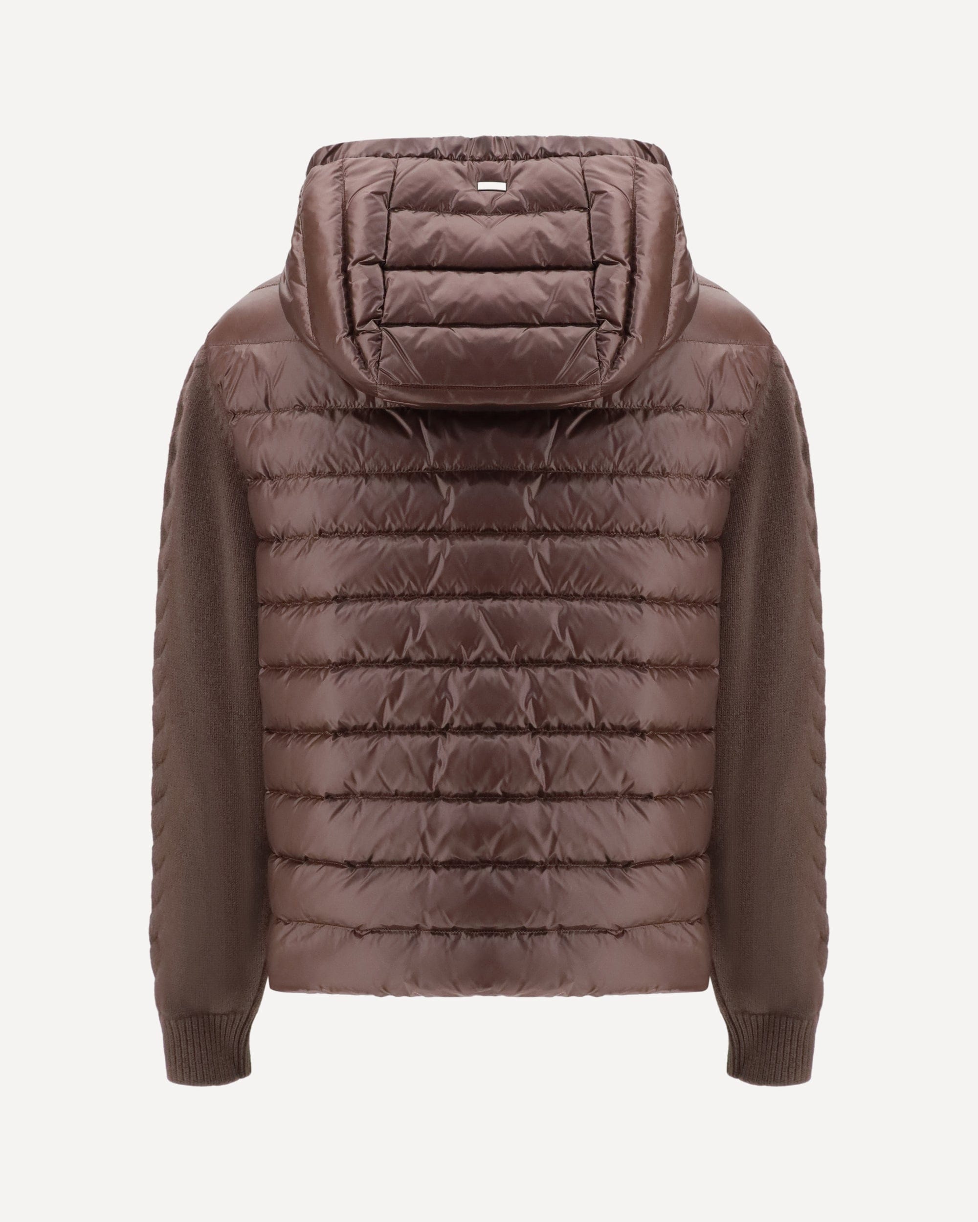 Herno Down Jacket With Wool Sleeves - alternate view