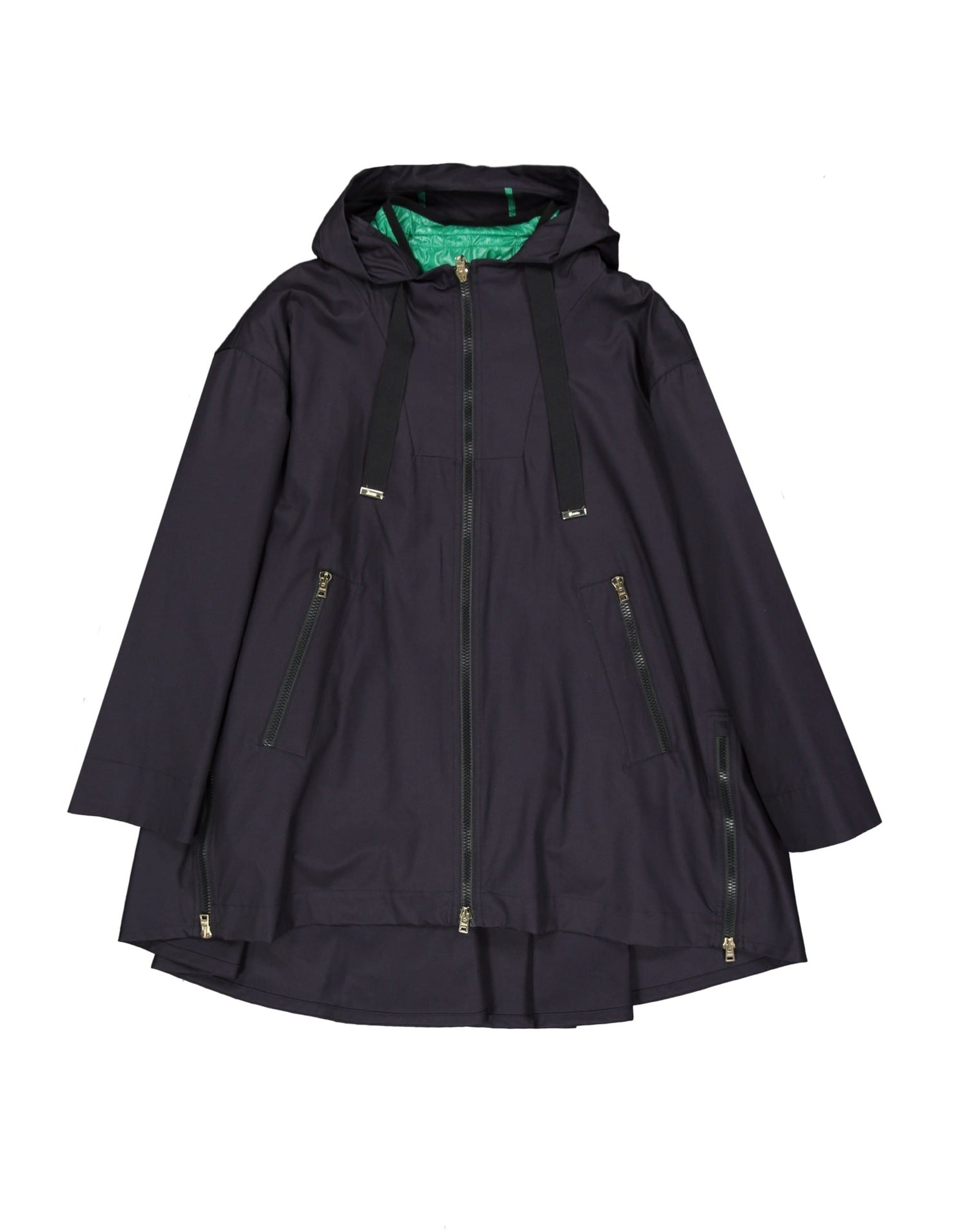 Herno Herno Hooded Cotton Zip-Up Jacket
