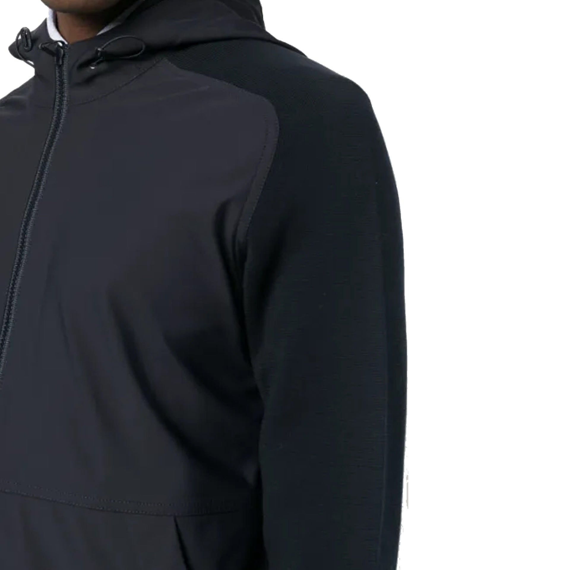 Herno Herno Knit-Sleeve Hooded Jacket
