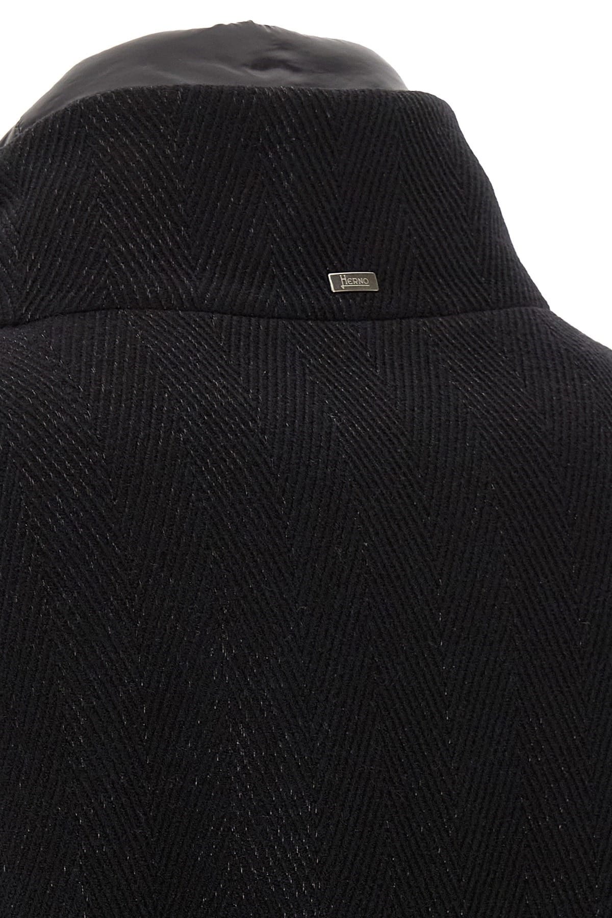 Herno Herno Lamé Thread Wool Coat