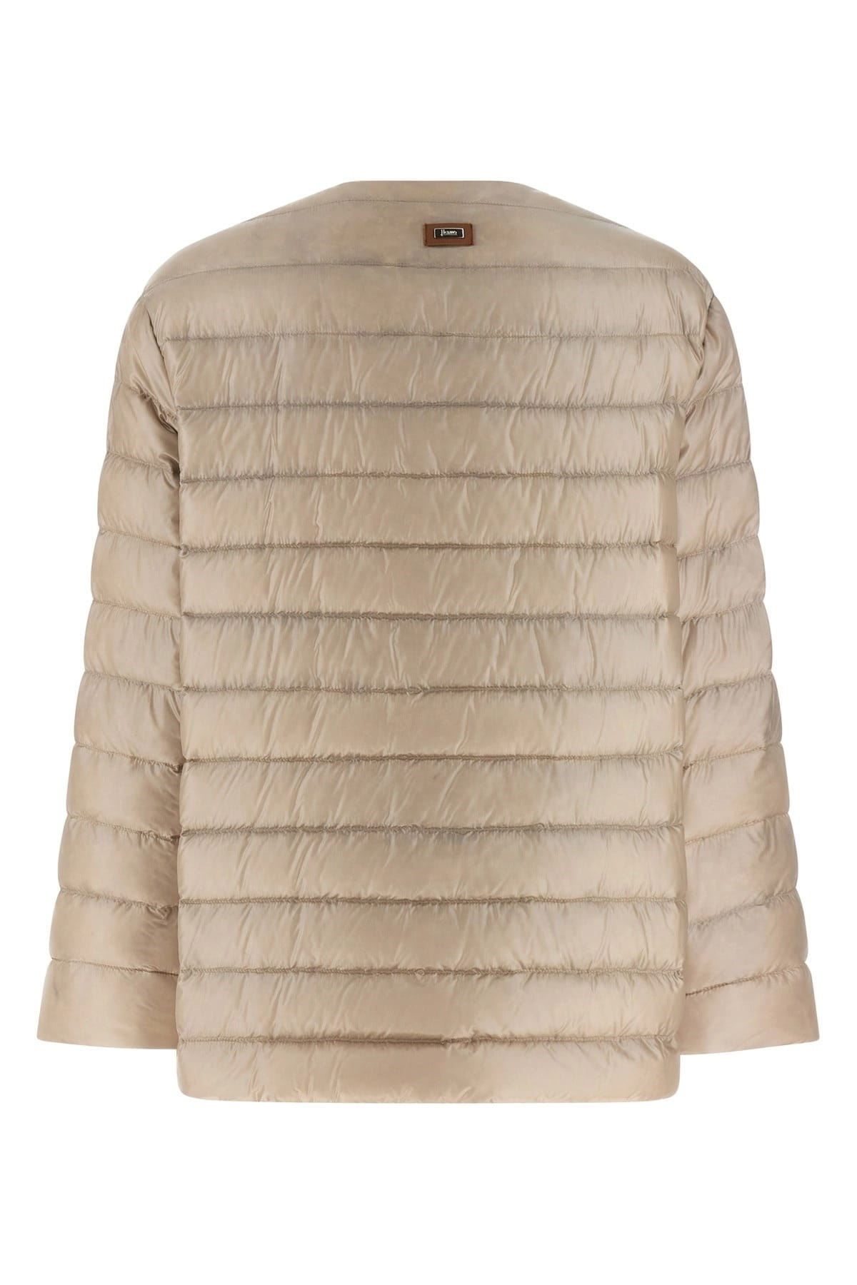 Herno Herno Leather Strap Down Jacket