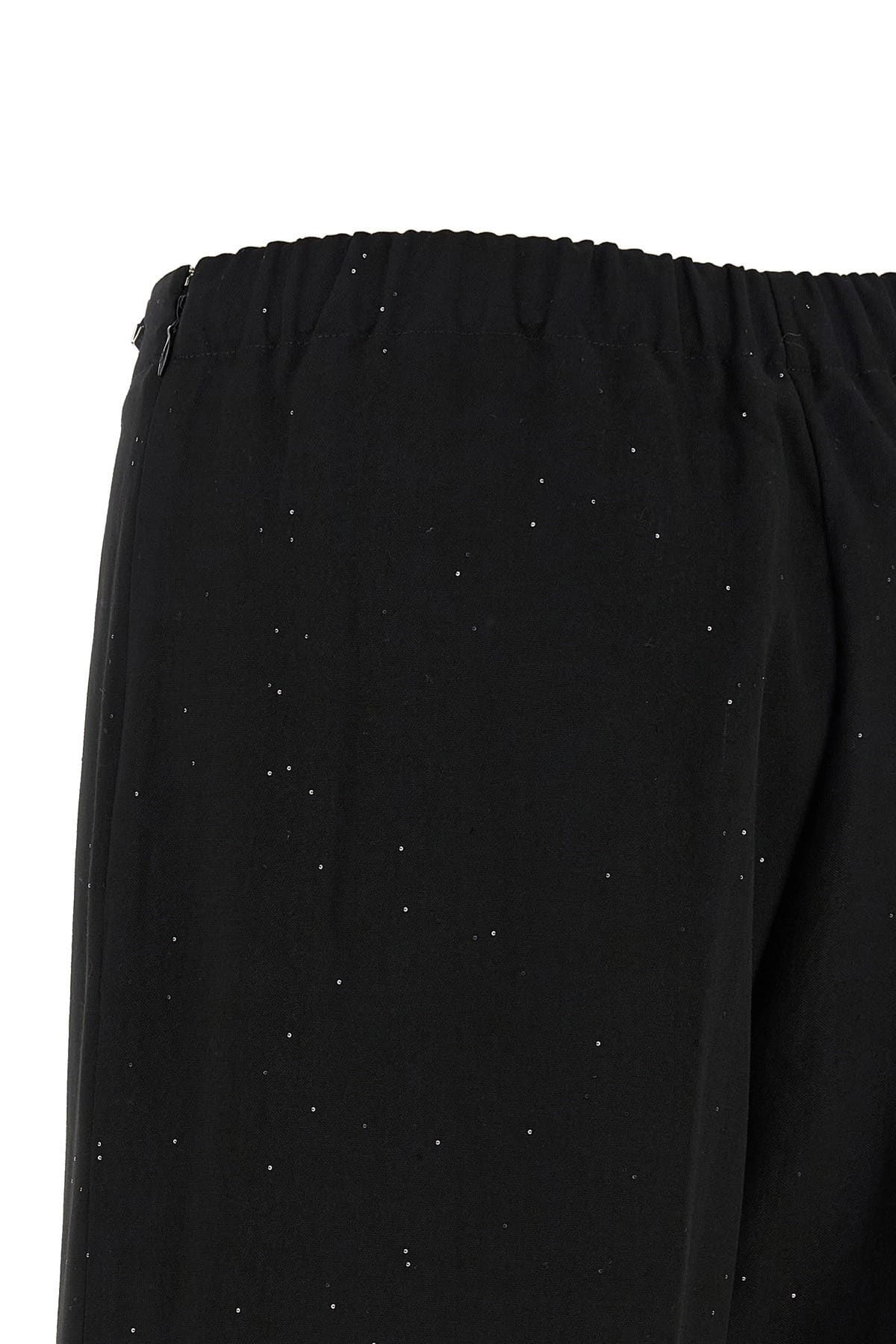 Herno Herno Micro Sequin Wide Leg Pants