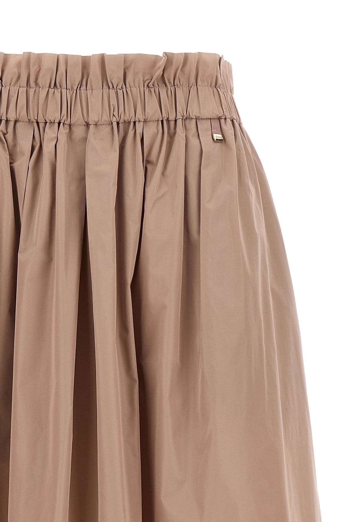 Herno Herno New Techno Taffeta Midi Skirt