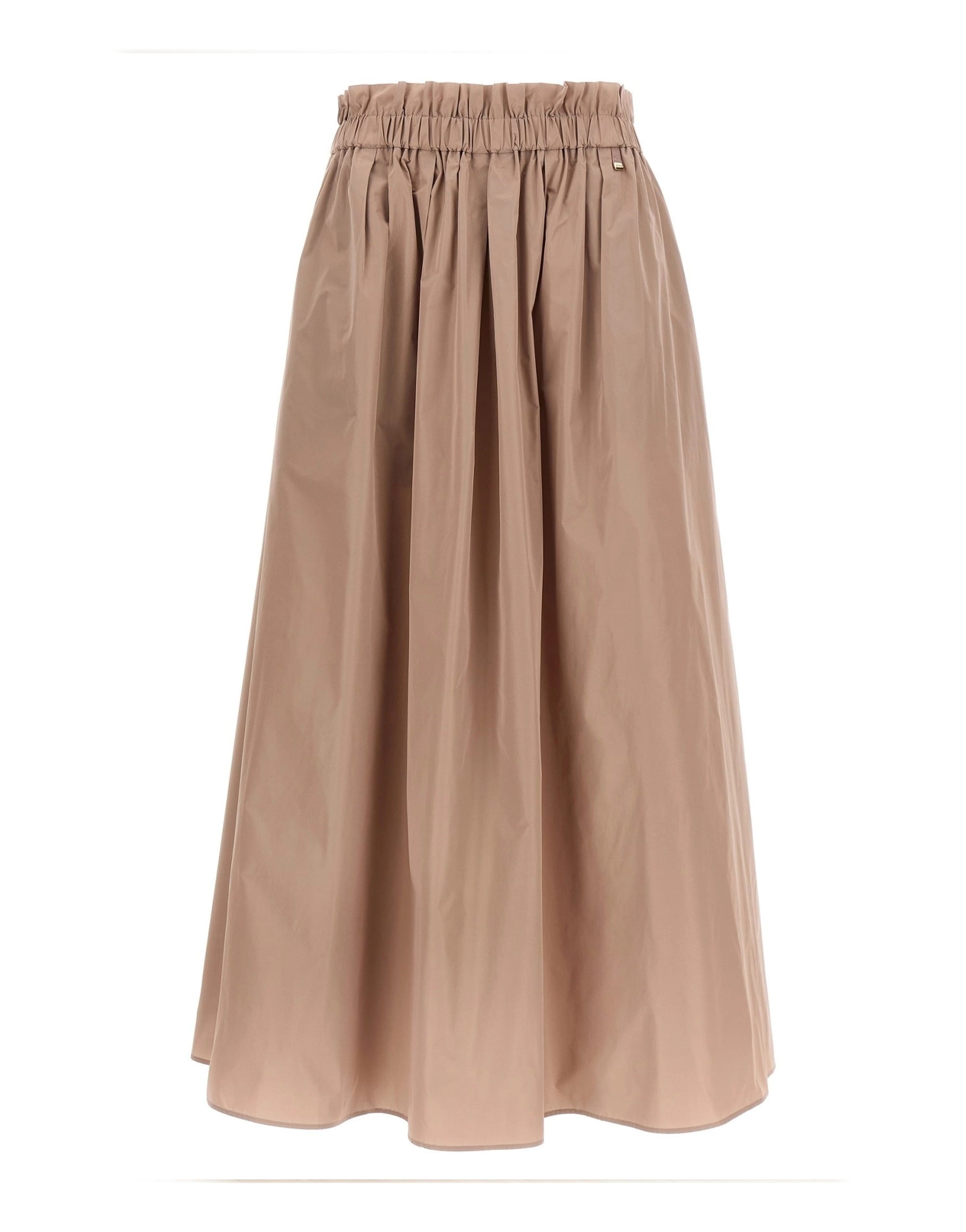 Herno Herno New Techno Taffeta Midi Skirt