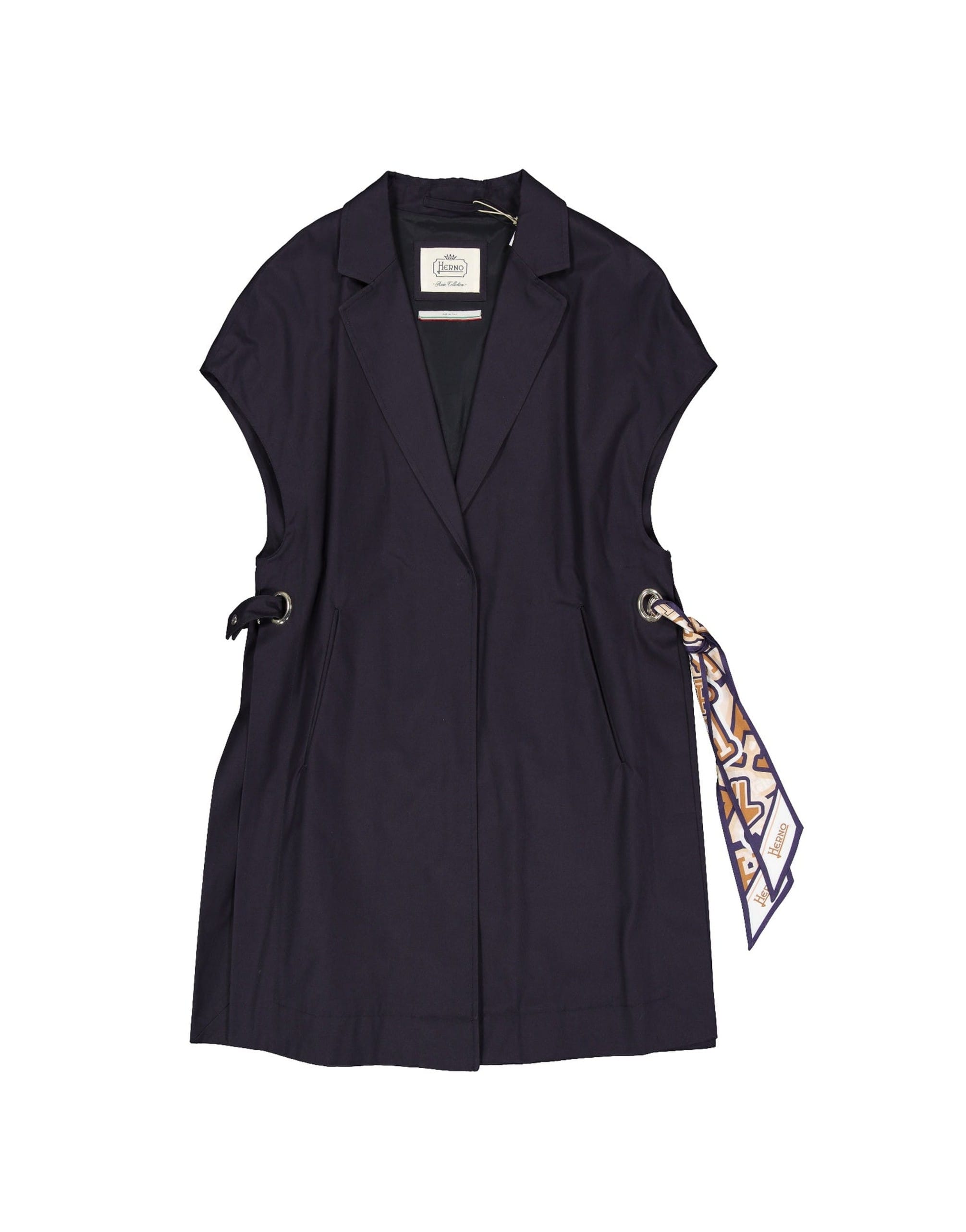 Herno Herno Sleeveless Long Coat V-Neck