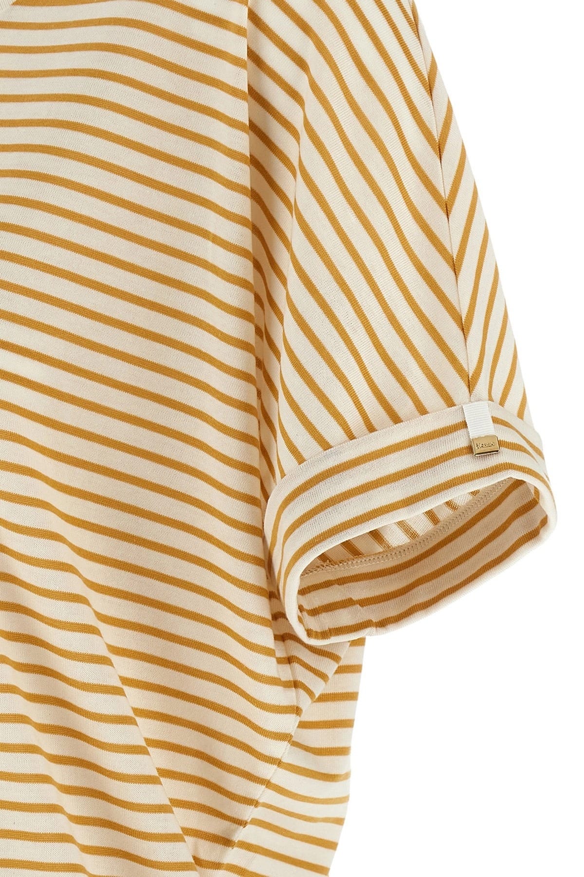 Herno Herno Striped Lyocell Cotton T-Shirt