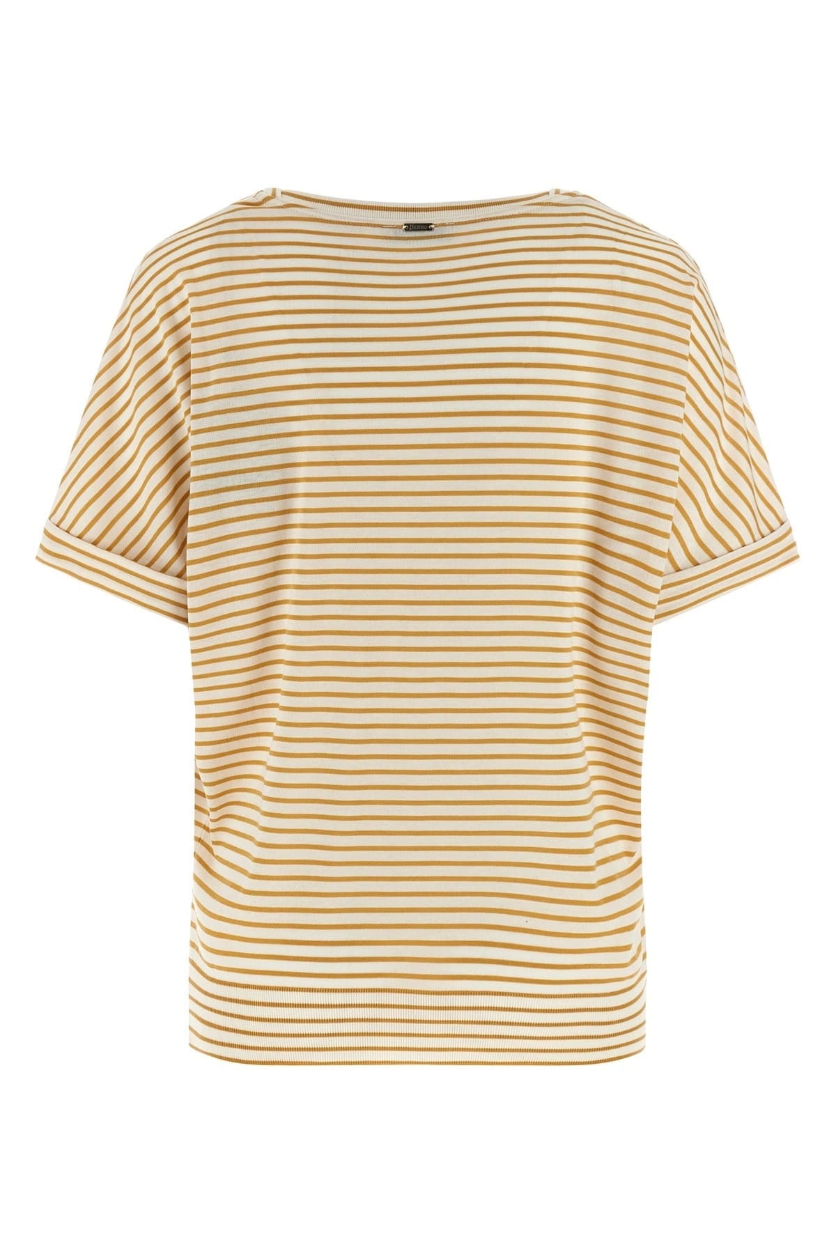 Herno Herno Striped Lyocell Cotton T-Shirt