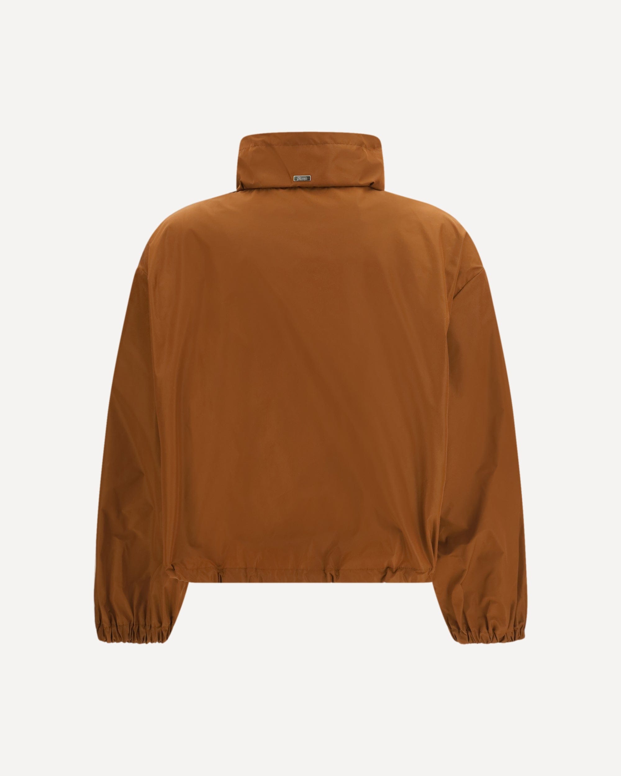 Herno Waterproof Jacket With Drawstring High Collar