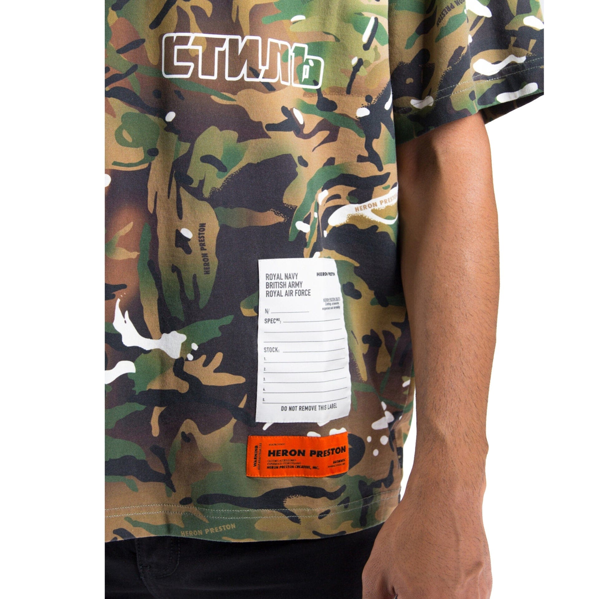 Heron Preston Camouflage T-Shirt