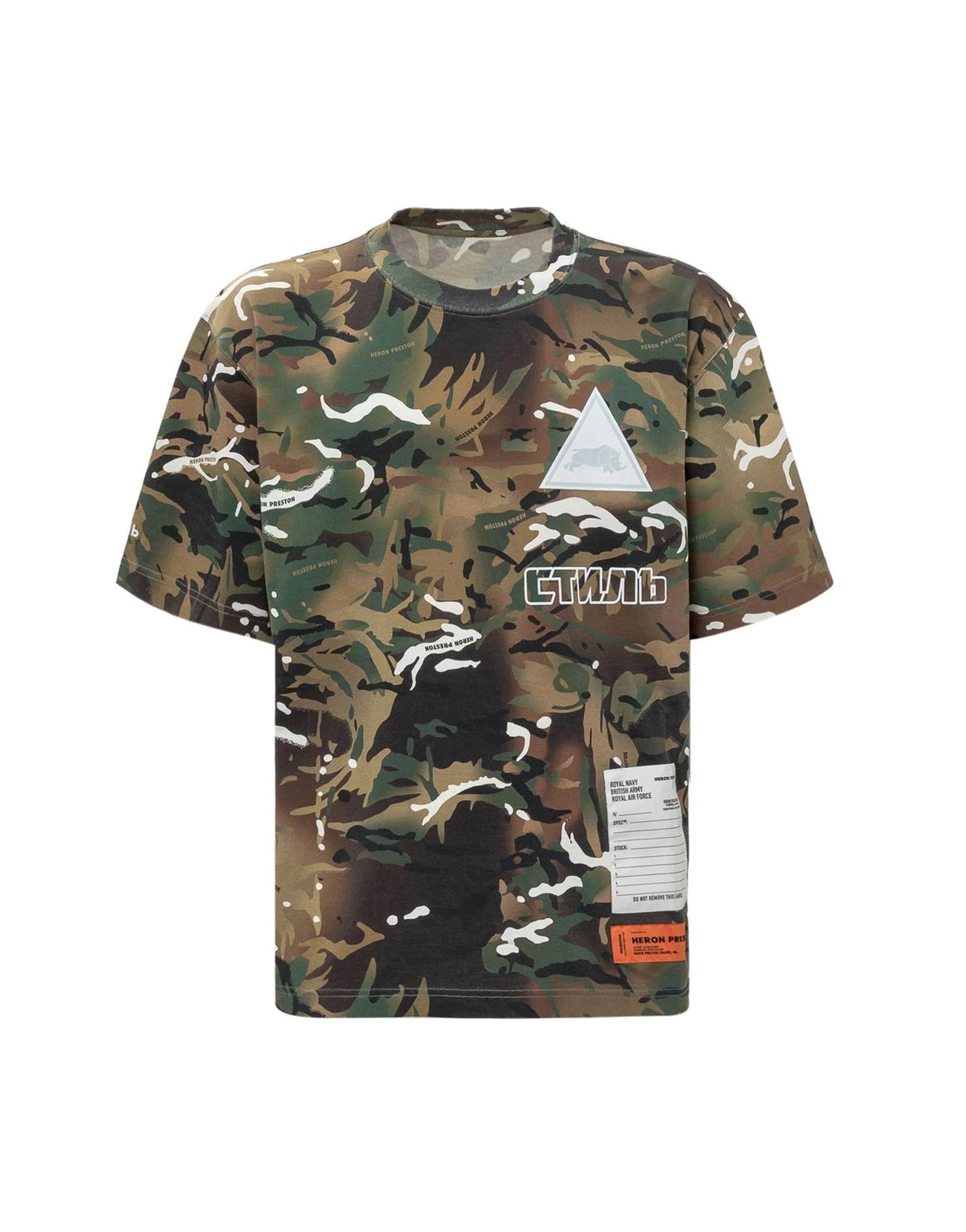Heron Preston Camouflage T-Shirt