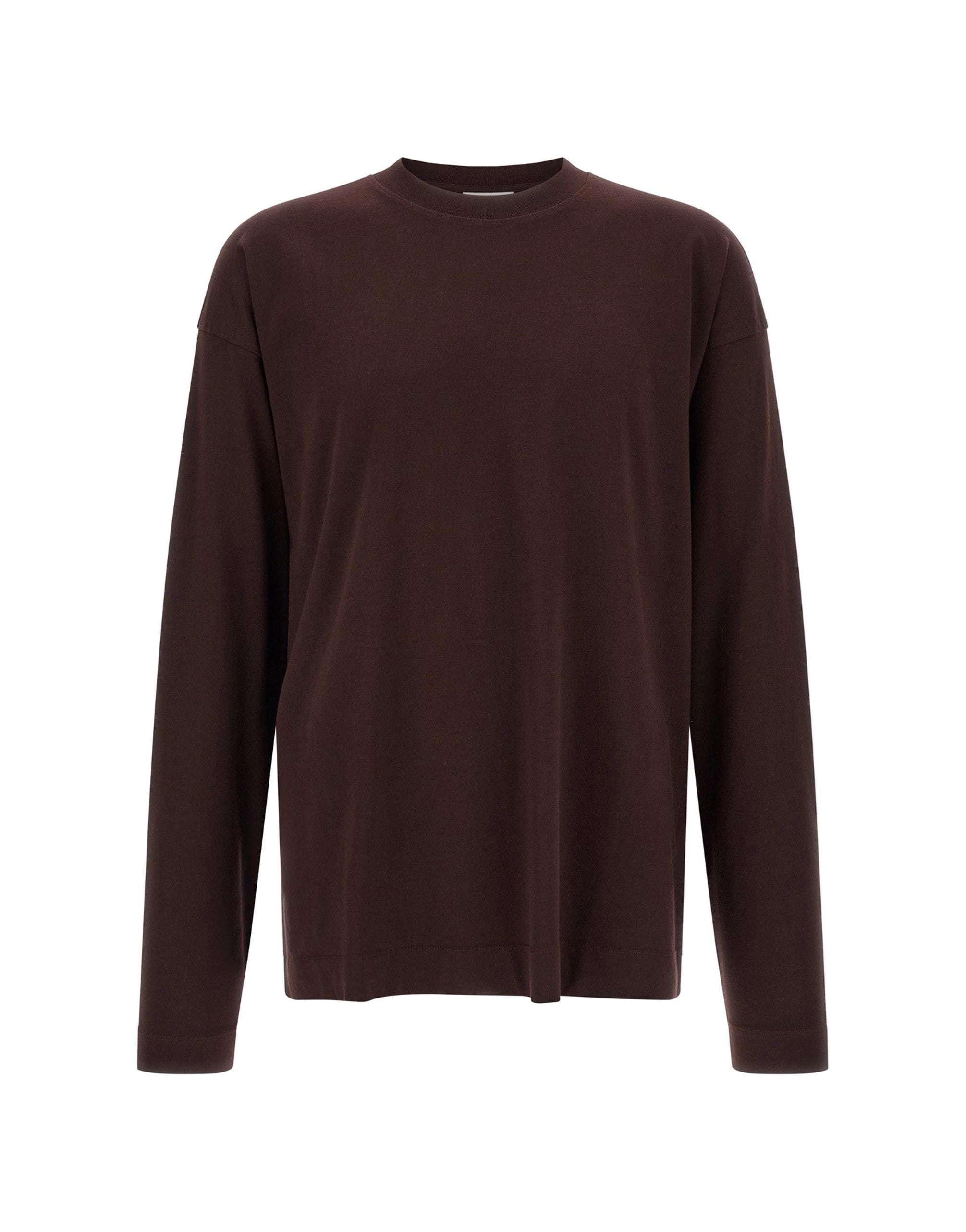 Dries Van Noten Hegland Bordeaux Long-Sleeve T-Shirt