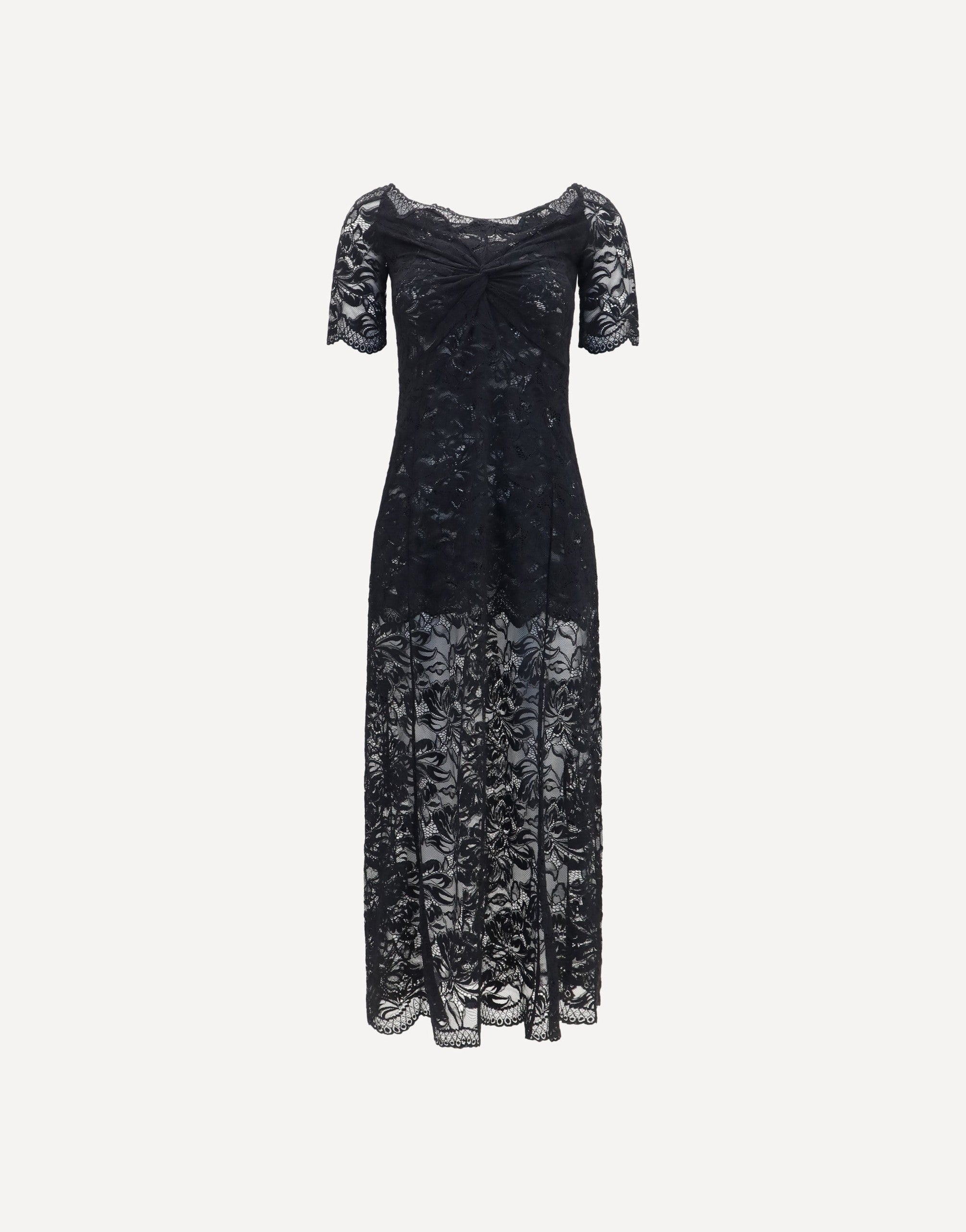 Rabanne Floral Lace Long Dress