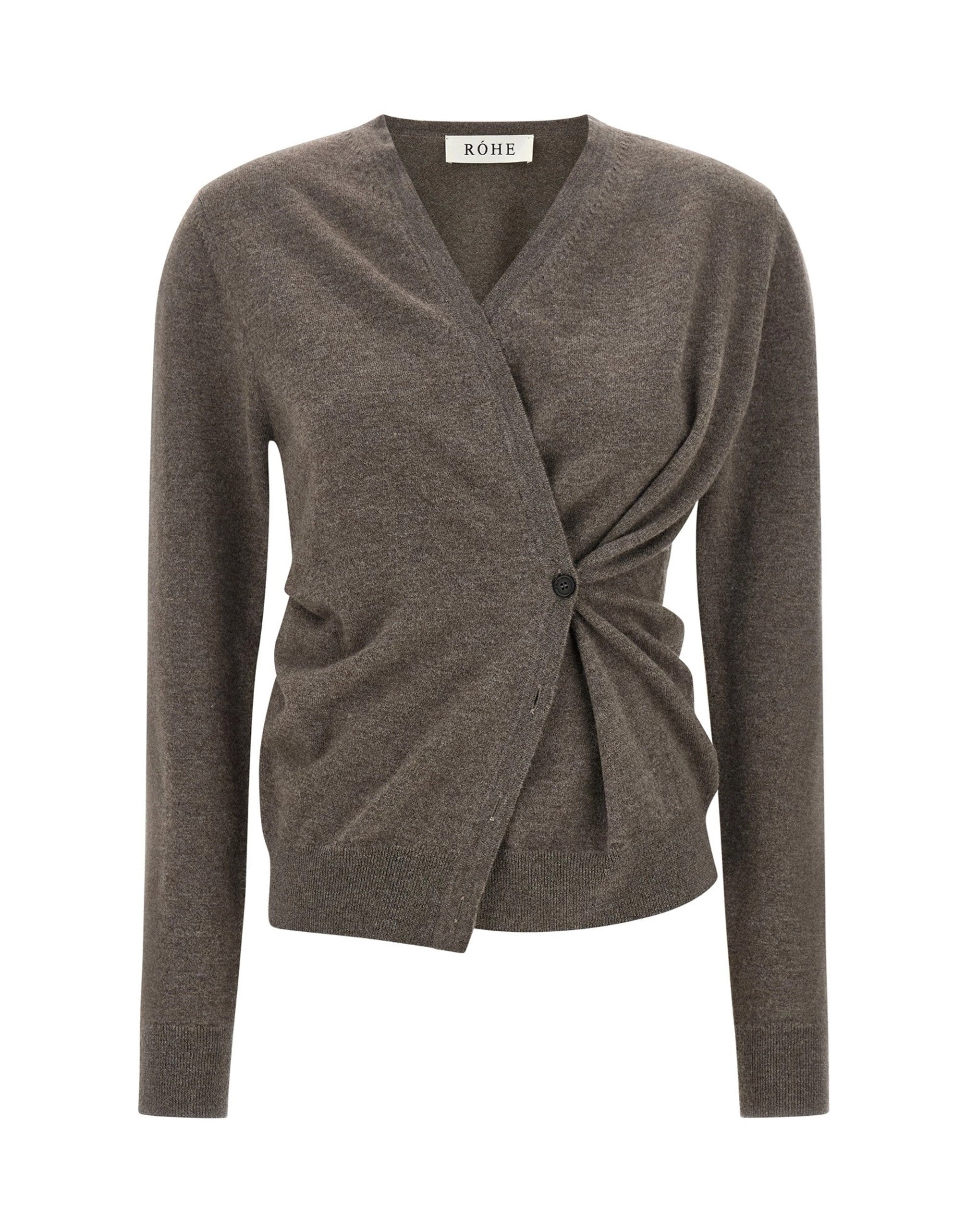 Rohe Asymmetrical Twisted Ballet Cardigan