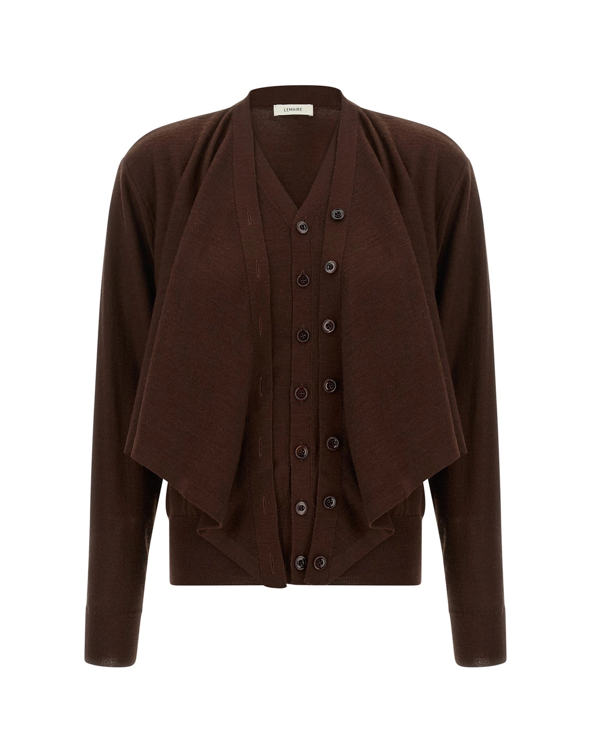 Lemaire Trompe L'Oeil Effect Cardigan