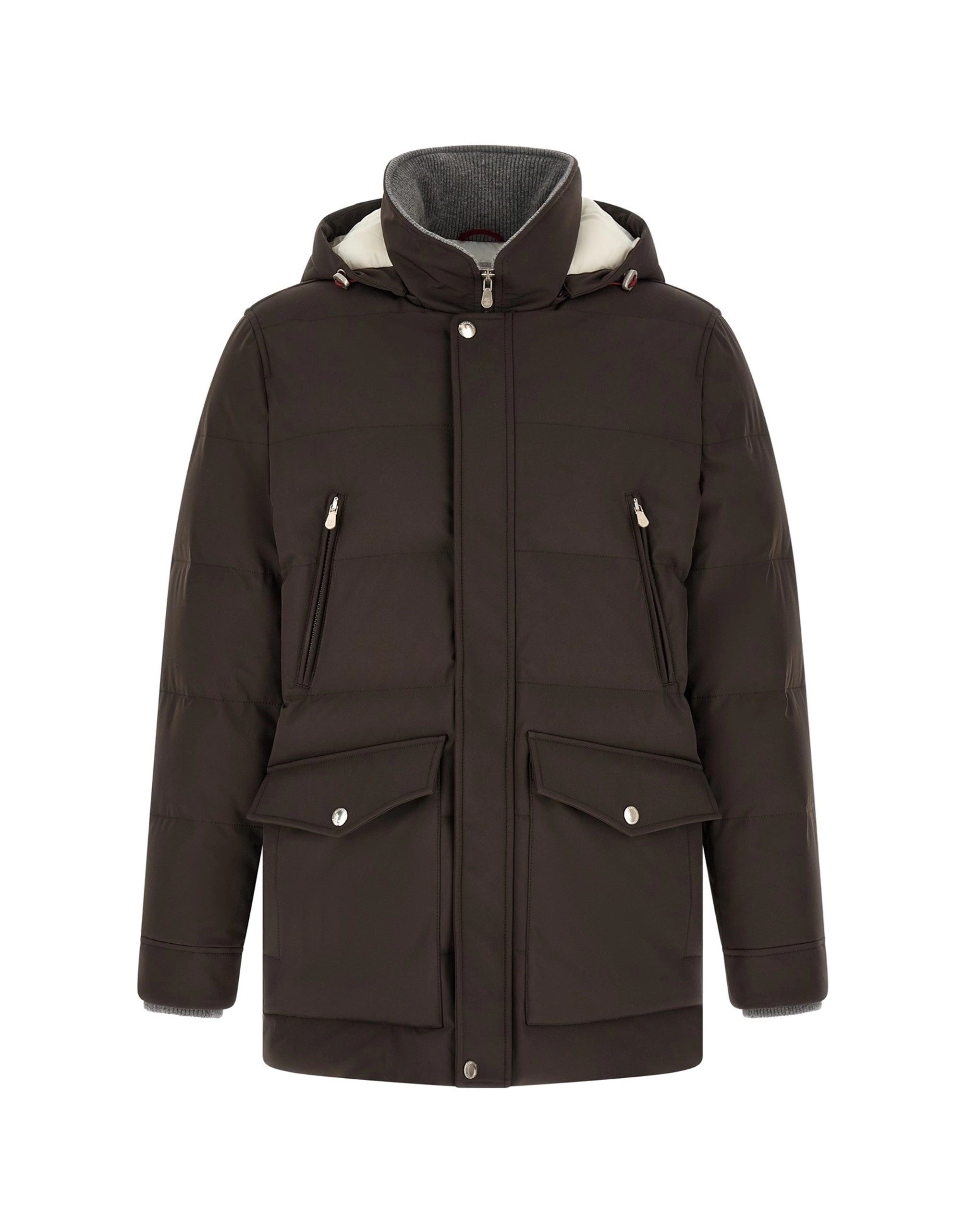 Brunello Cucinelli Quilted Hooded Parka