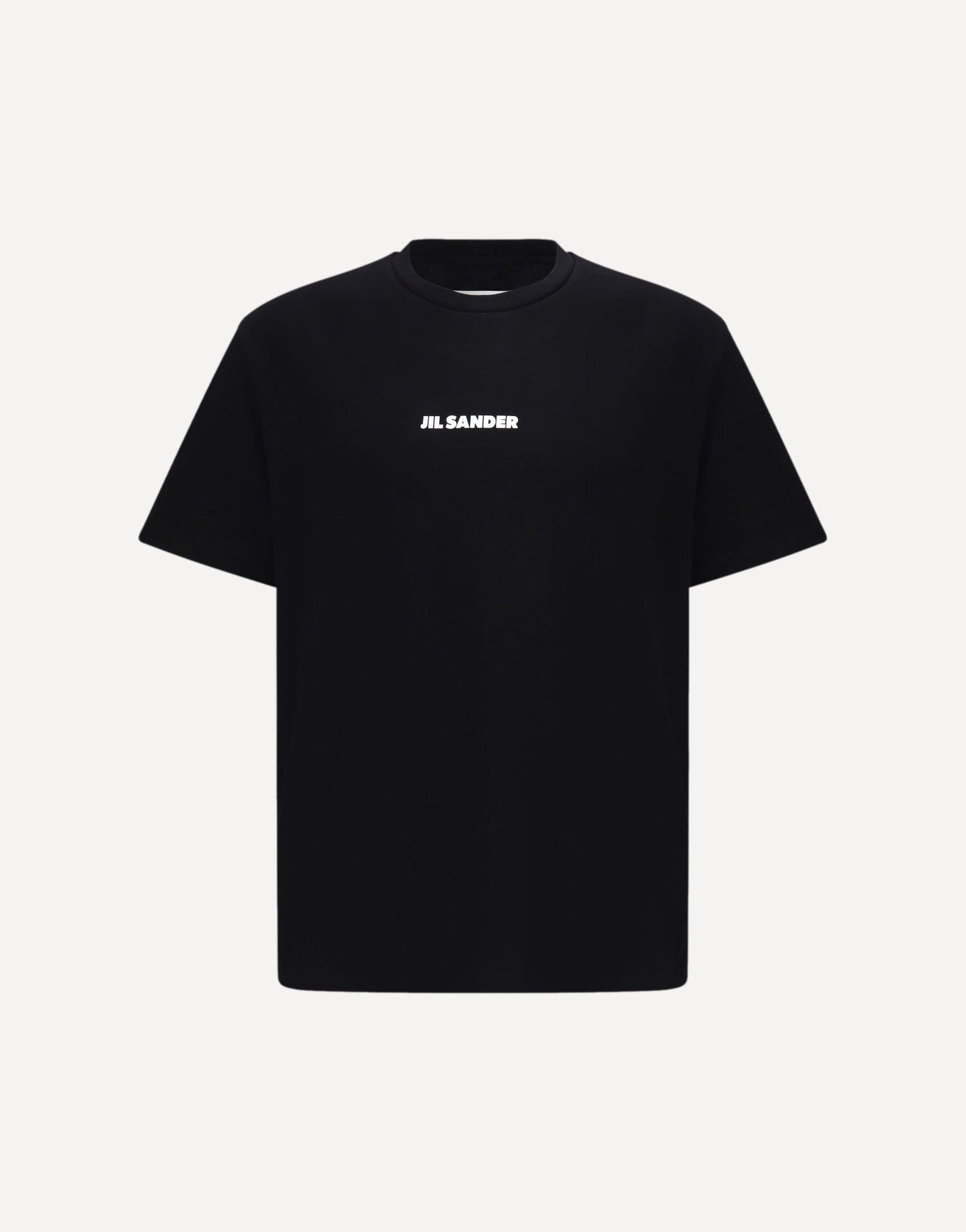 Crew-Neck Cotton T-Shirt With Printed Logo