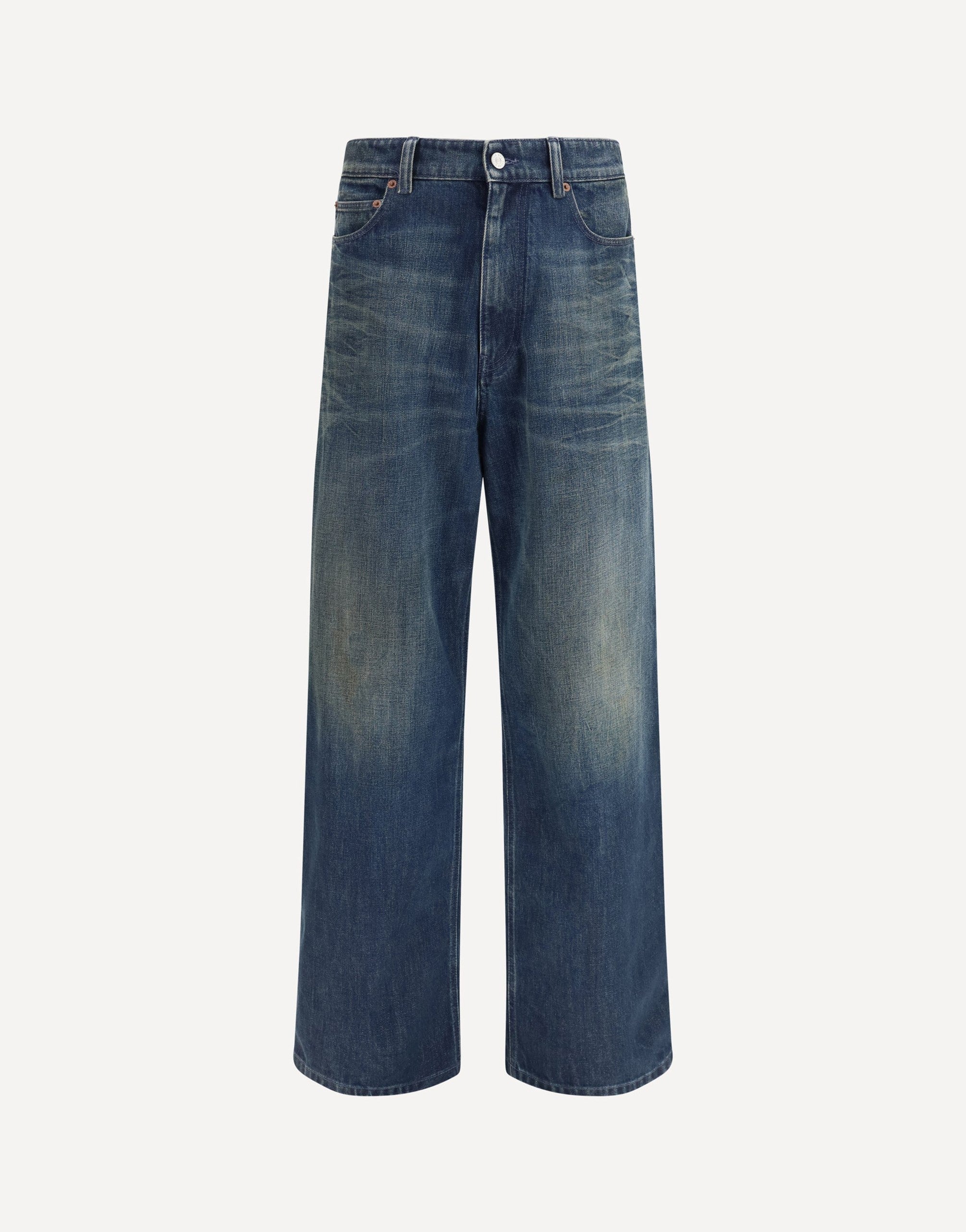 Five-Pocket Pants With Panel Design