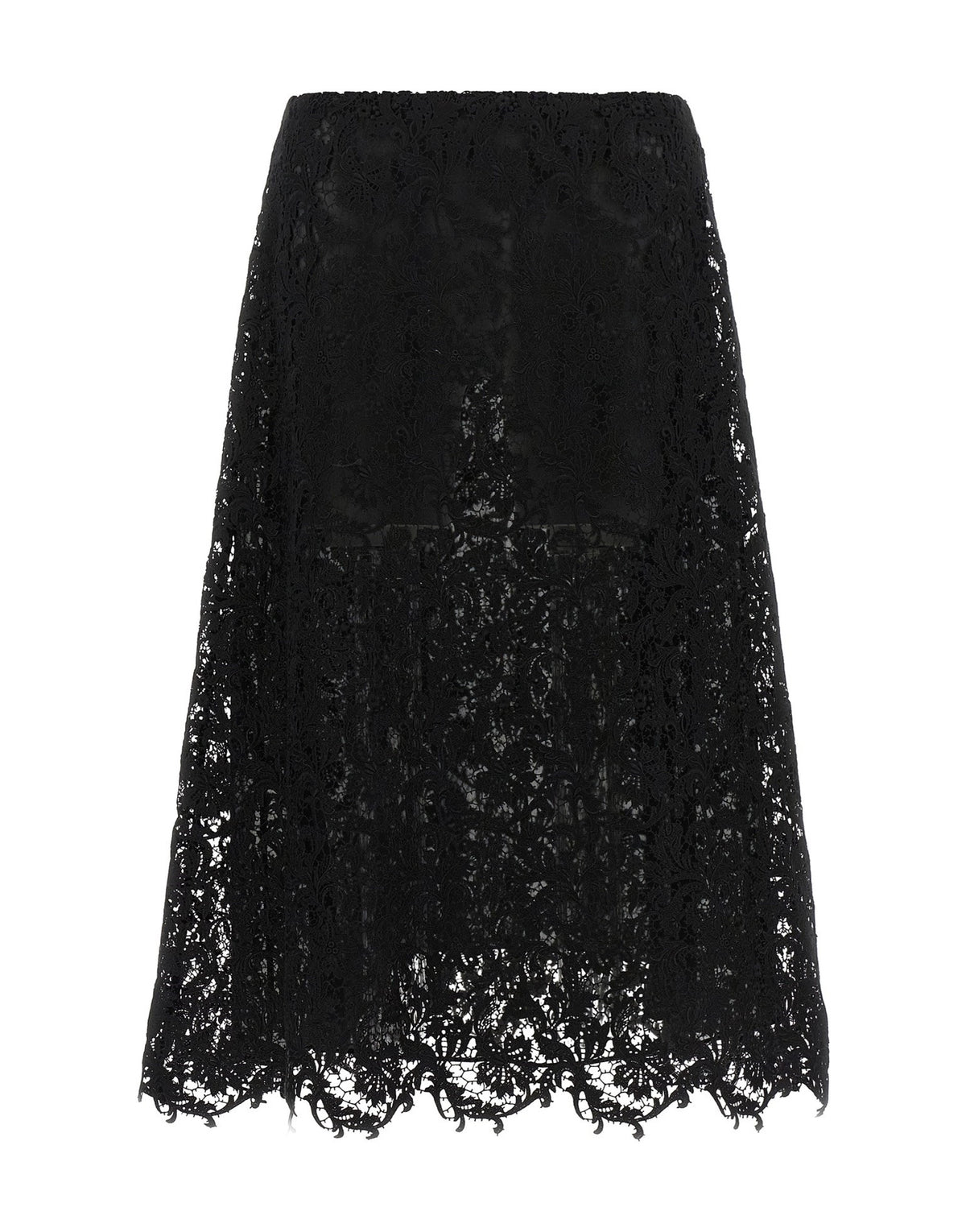 Fendi Macramé Lace Skirt